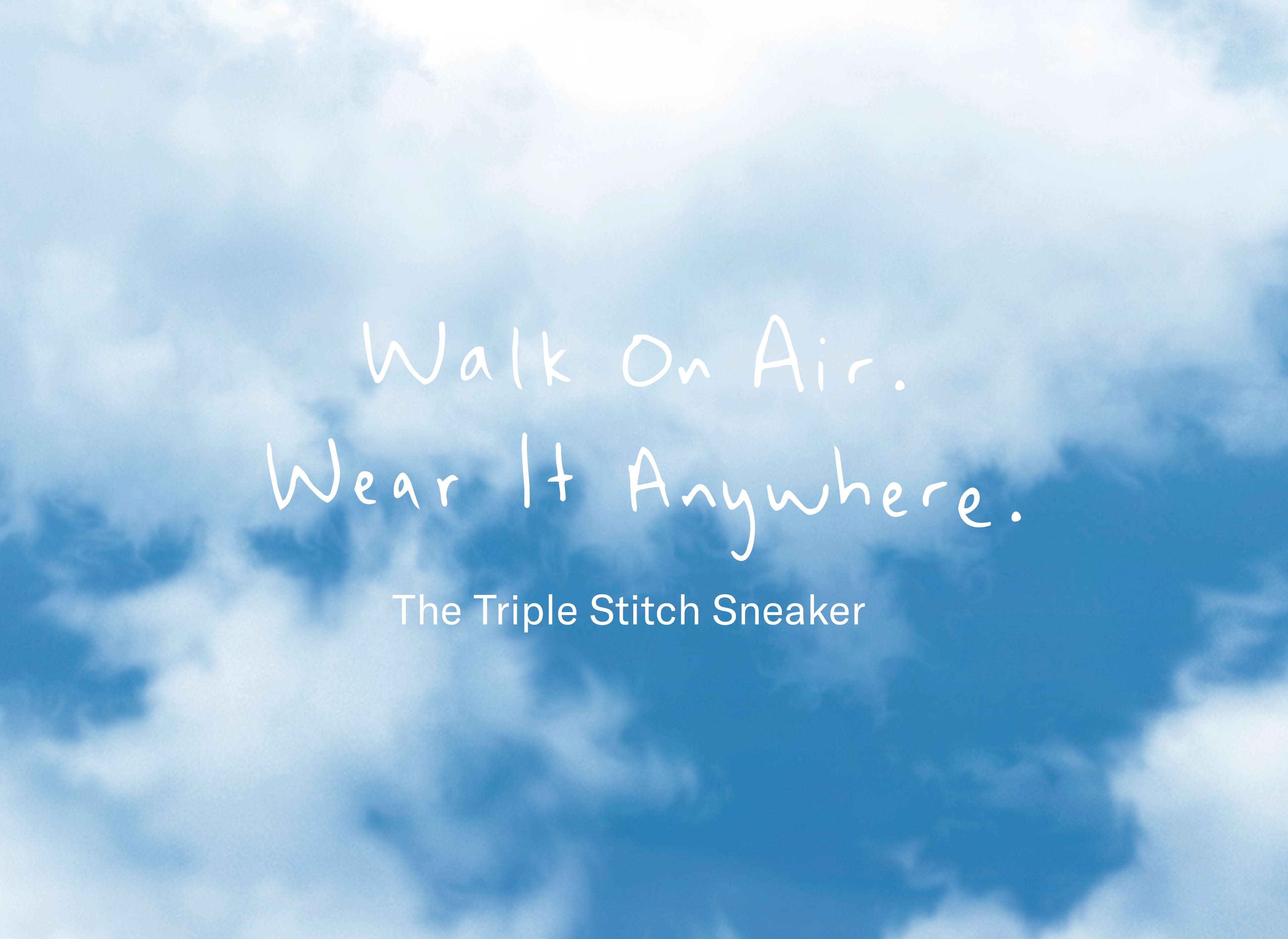 triple stitch sneaker