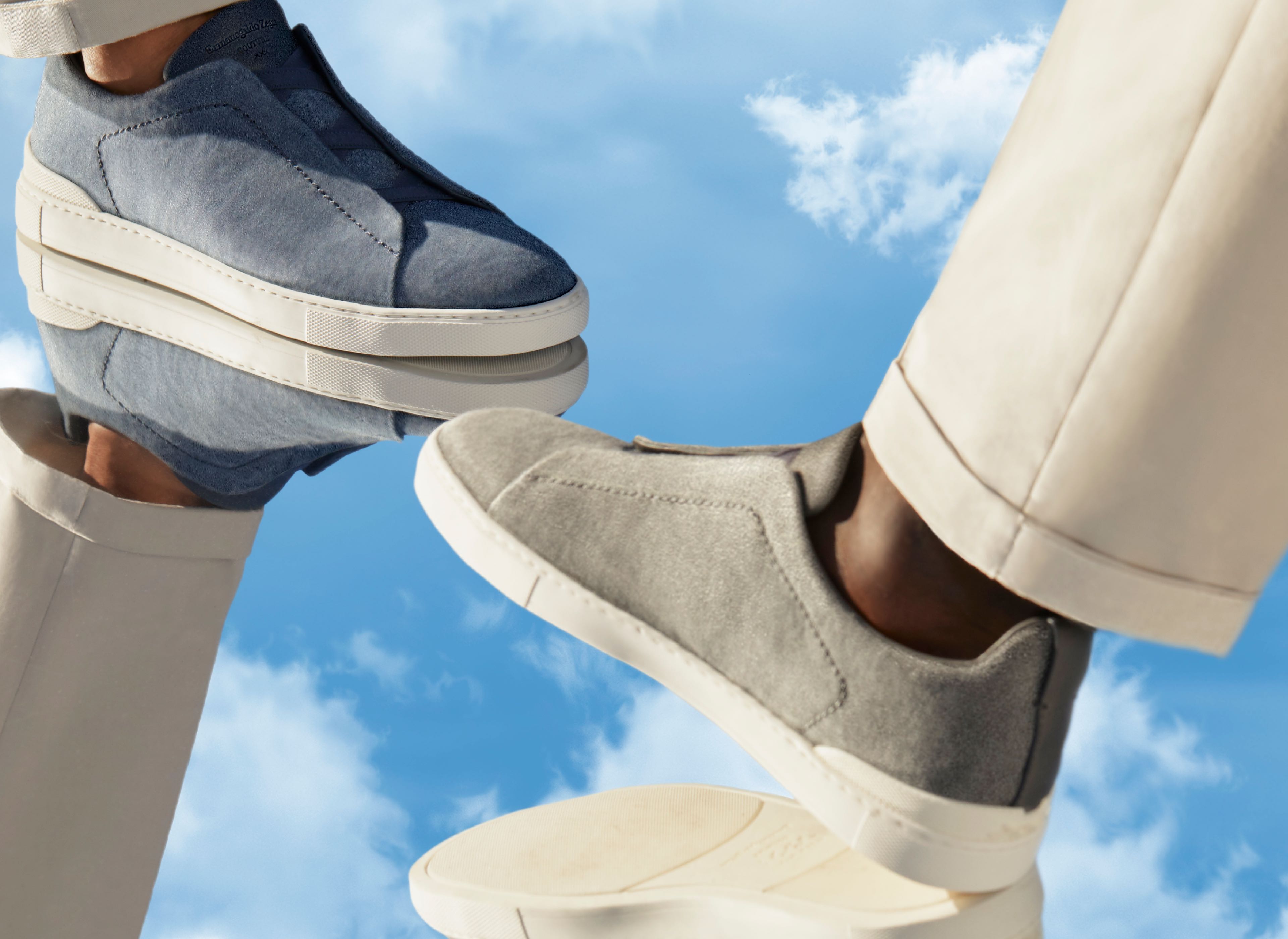 triple stitch sneaker