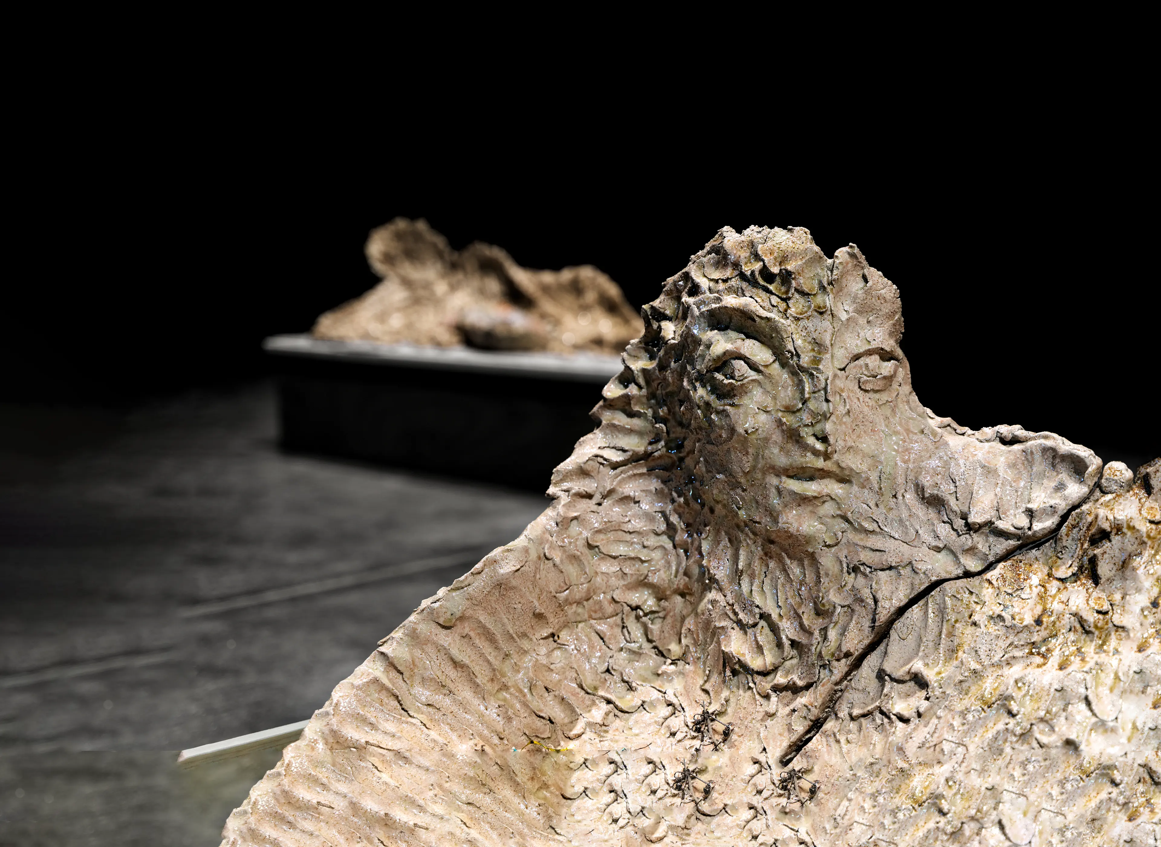 Artwork at the Venice Biennale by C.Canziani & C.Camoni for the Italian Pavilion, part of the “Con Te Tutto” project.