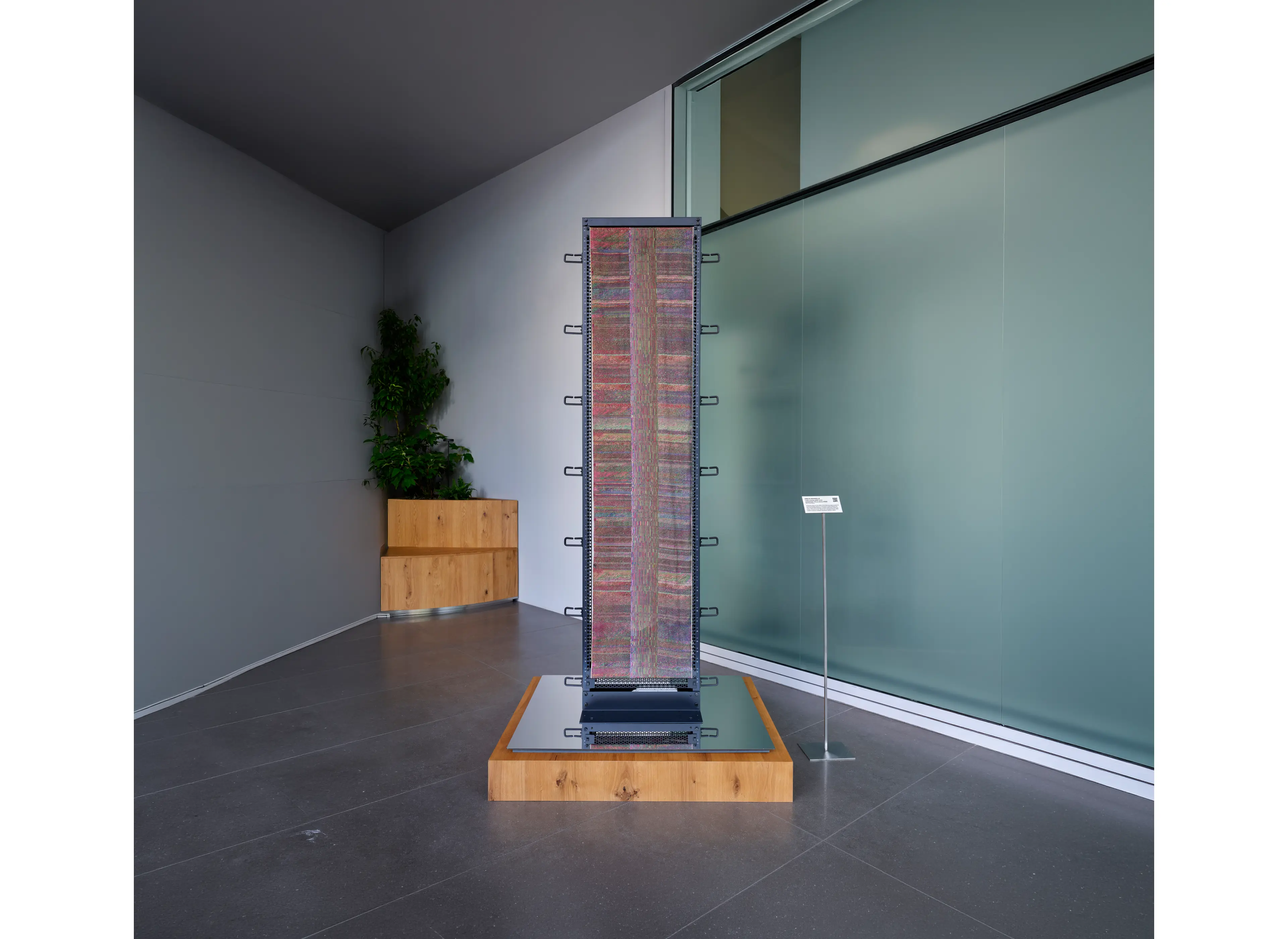 Emilio Vavarella L’altra forma delle cose (AAS47692 / Picea abies) 2022 mixed media artwork at ZEGNA HQ.