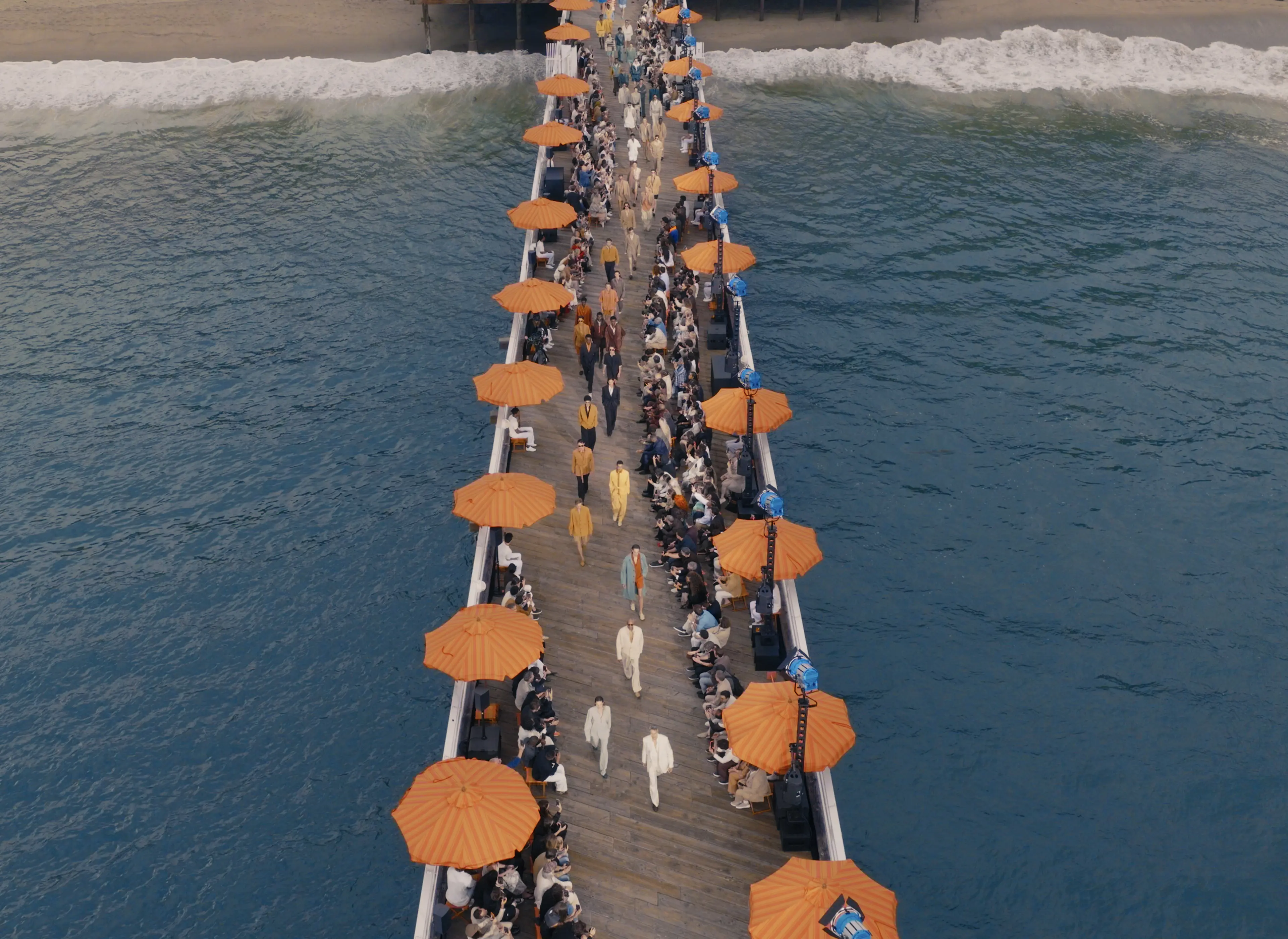 Models on the runway at the ZEGNA Summer 2027 Fashion Show.