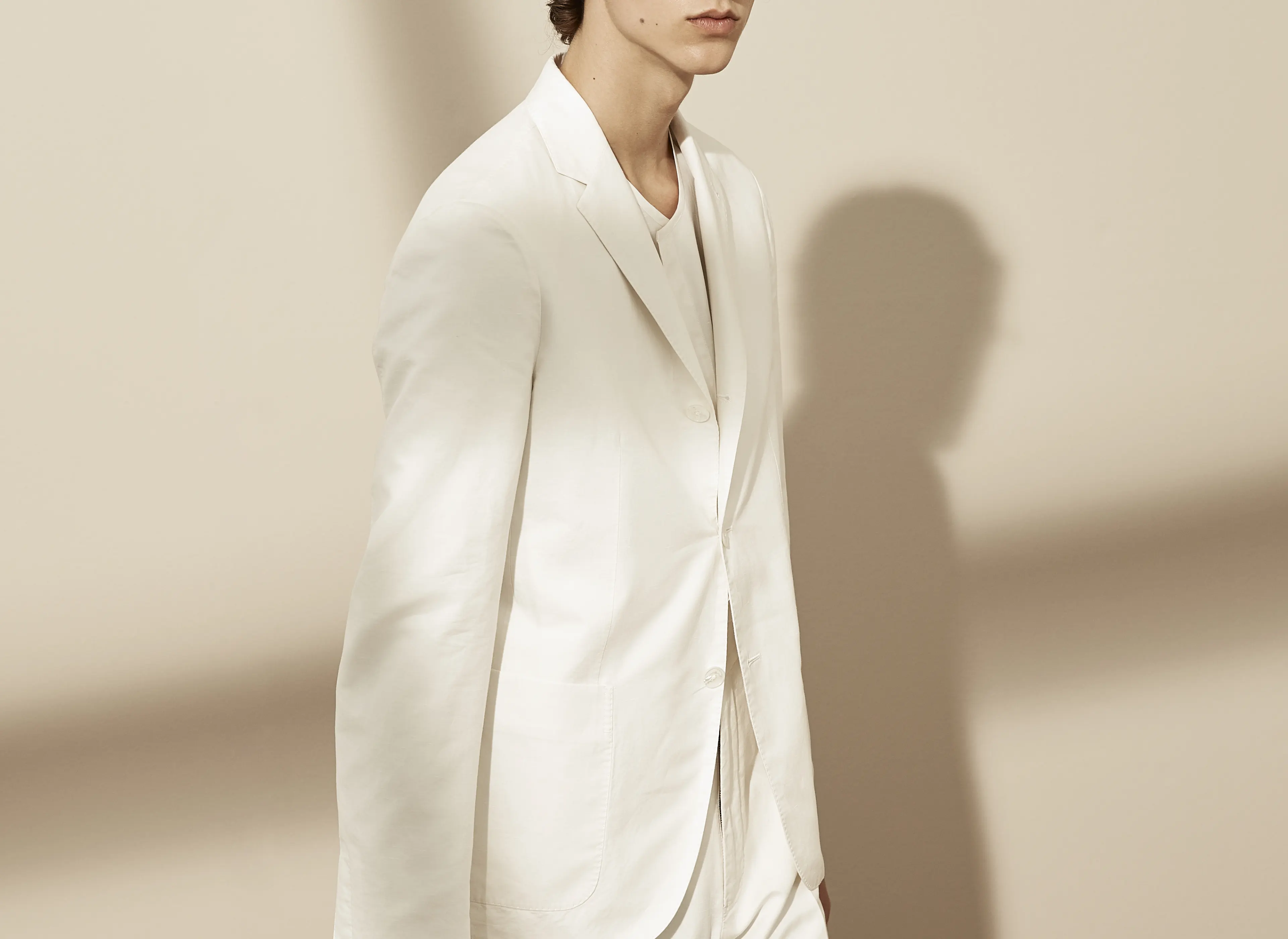 Mens Long Sleeve Cotton Linen Coat Jacket Casual Formal Work Cardigan Outwear US 