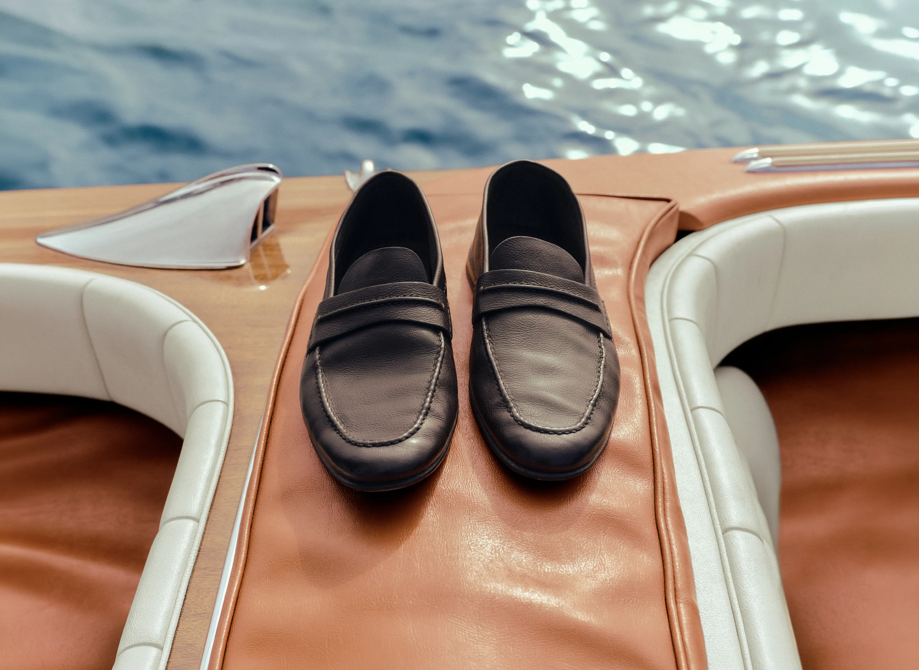 Close-up of a ZEGNA Mocassin from the SS26 collection.