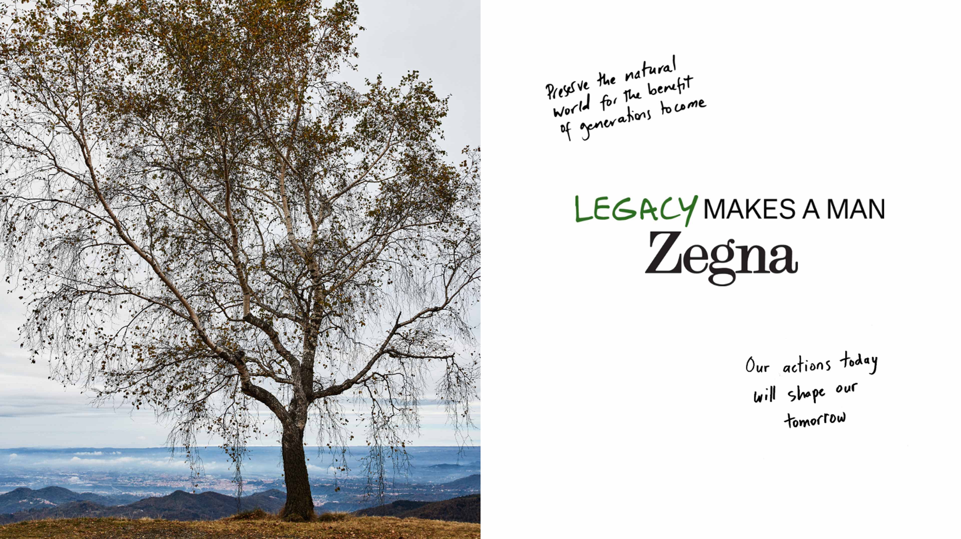 Legacy makes a man | Zegna