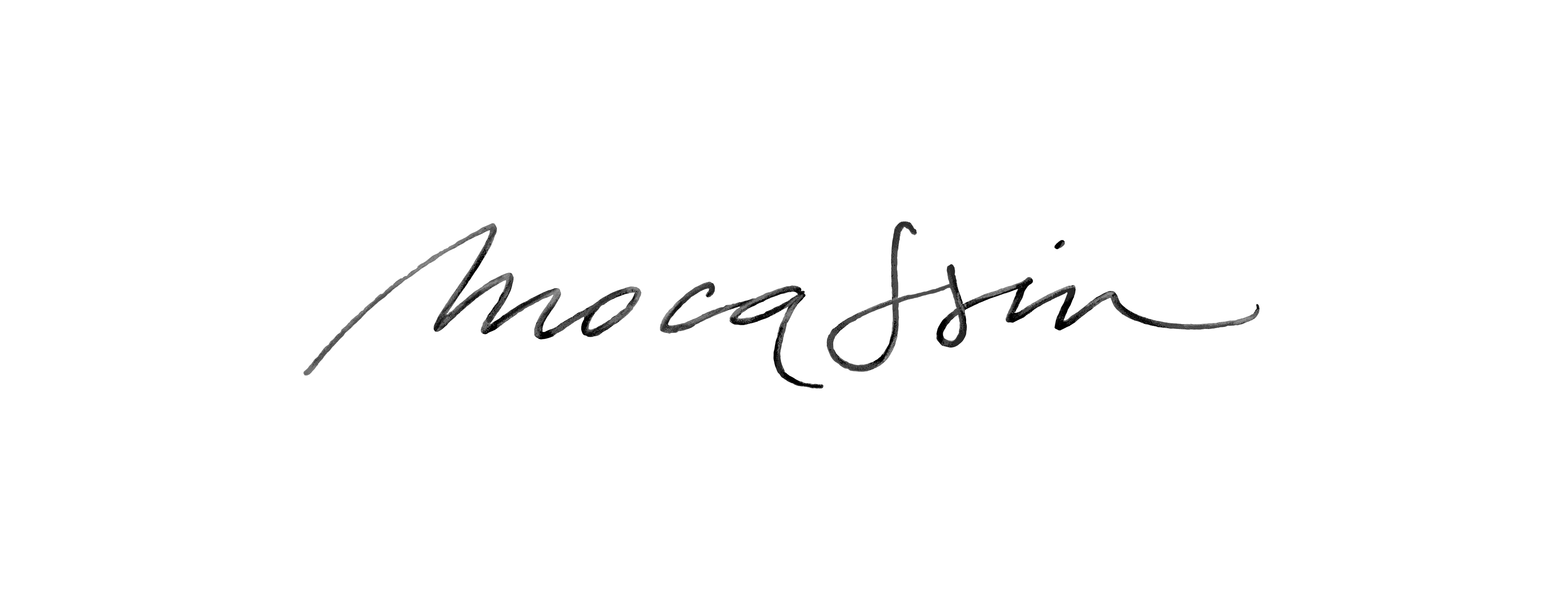 Zegna Moccasin handwritten script logo.