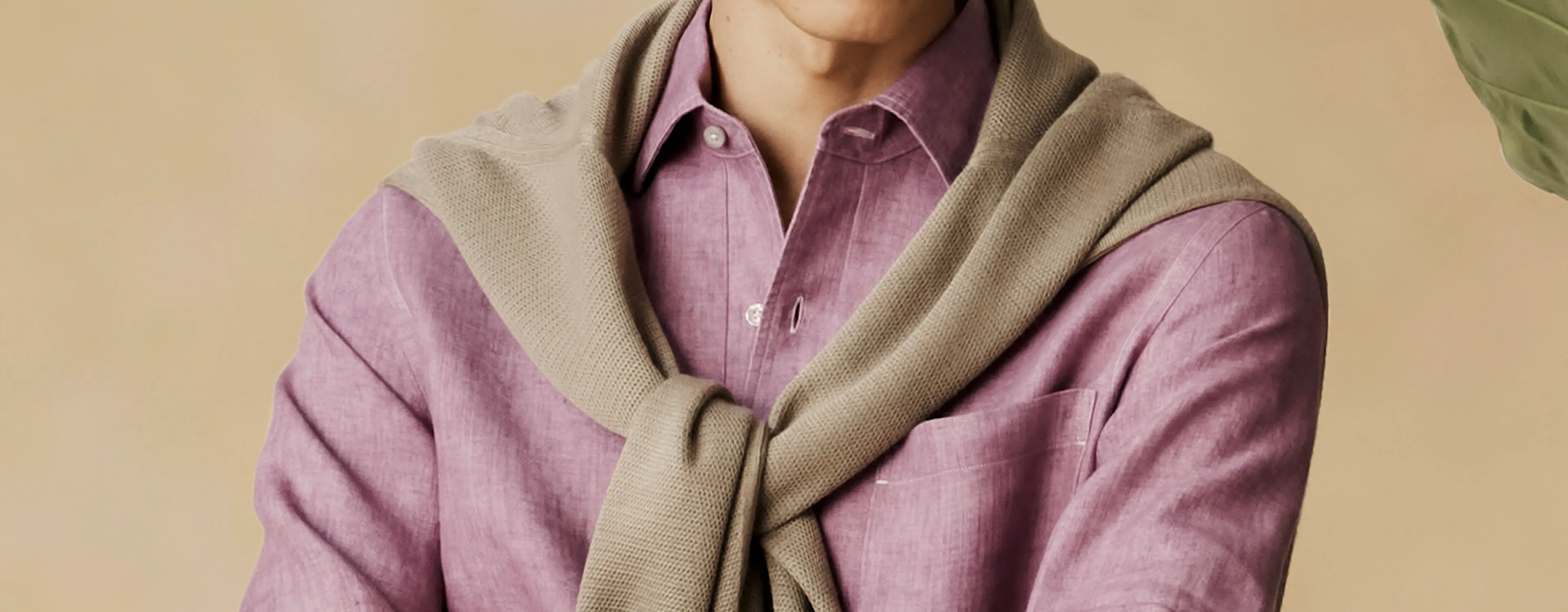 Man wearing a refined summer look from the ZEGNA SS26 collection.