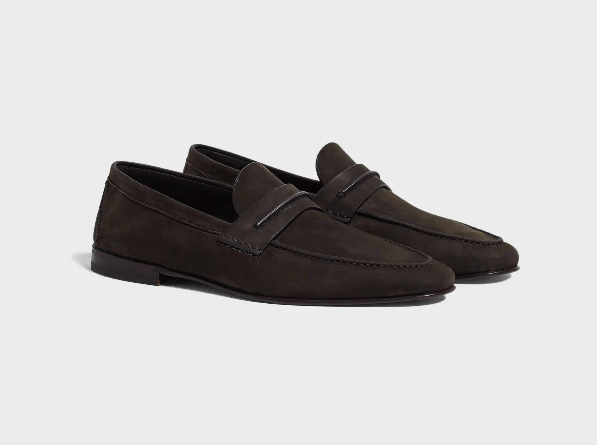 Men's Mocassin loafers crafted with fine Italian leather, from the ZEGNA Spring/Summer 2025 collection.