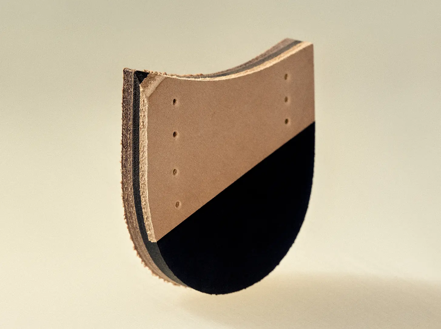 Crafted sole component from ZEGNA's Mocassin loafer.
