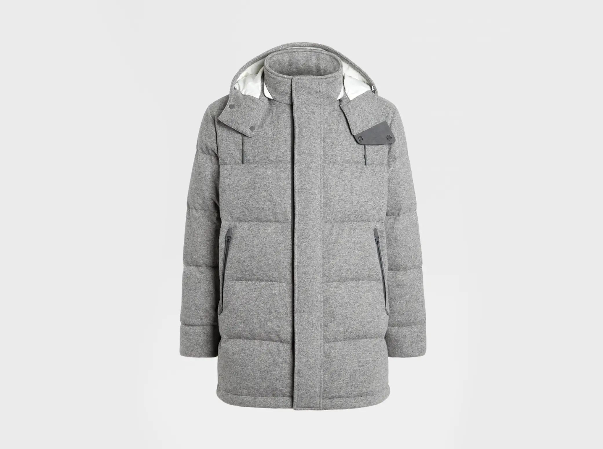 Oasi Cashmere Lite Knitted Padded Parka FW23 23115814 | Zegna