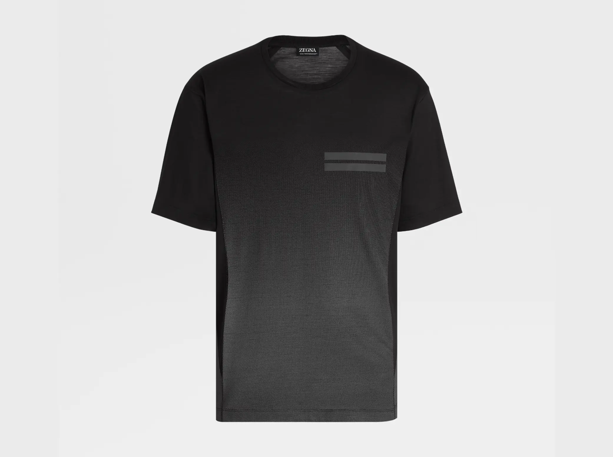 Details of Faded Black High Performance™ Wool Short-sleeve T-shirt