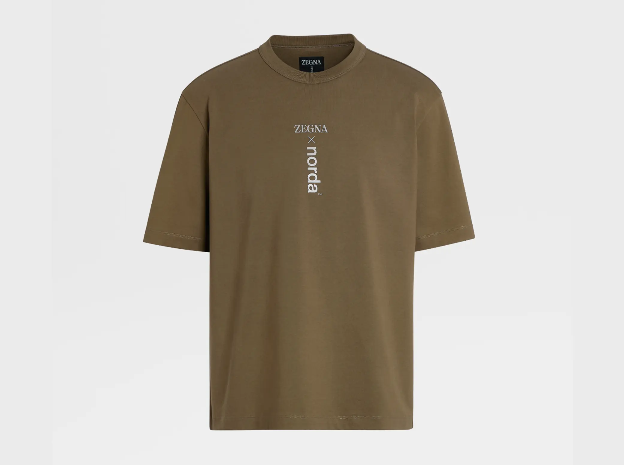 Detalles de La Camiseta De Manga Corta De Algodón Estampada #Usetheexisting™ Verde Oliva