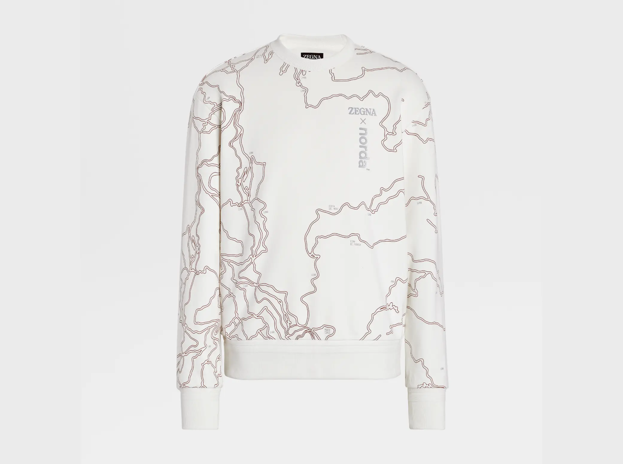 Details of White #Usetheexisting™ Cotton Crewneck Sweatshirt