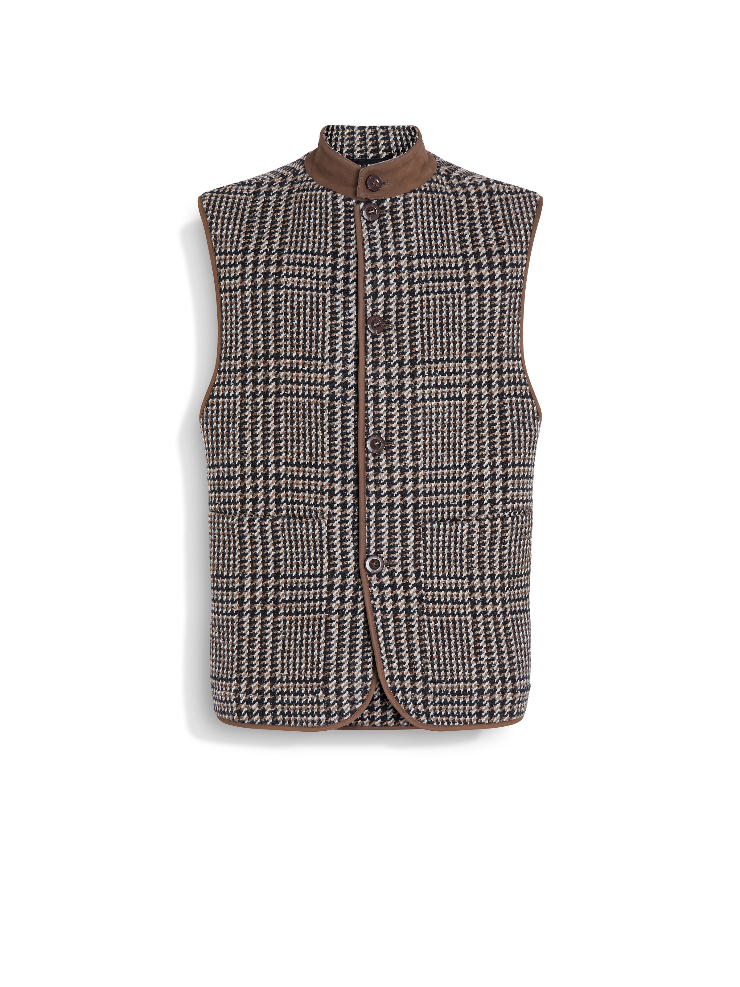 Zegna Gilet Sans Manches En Laine Et Cachemire In Blue