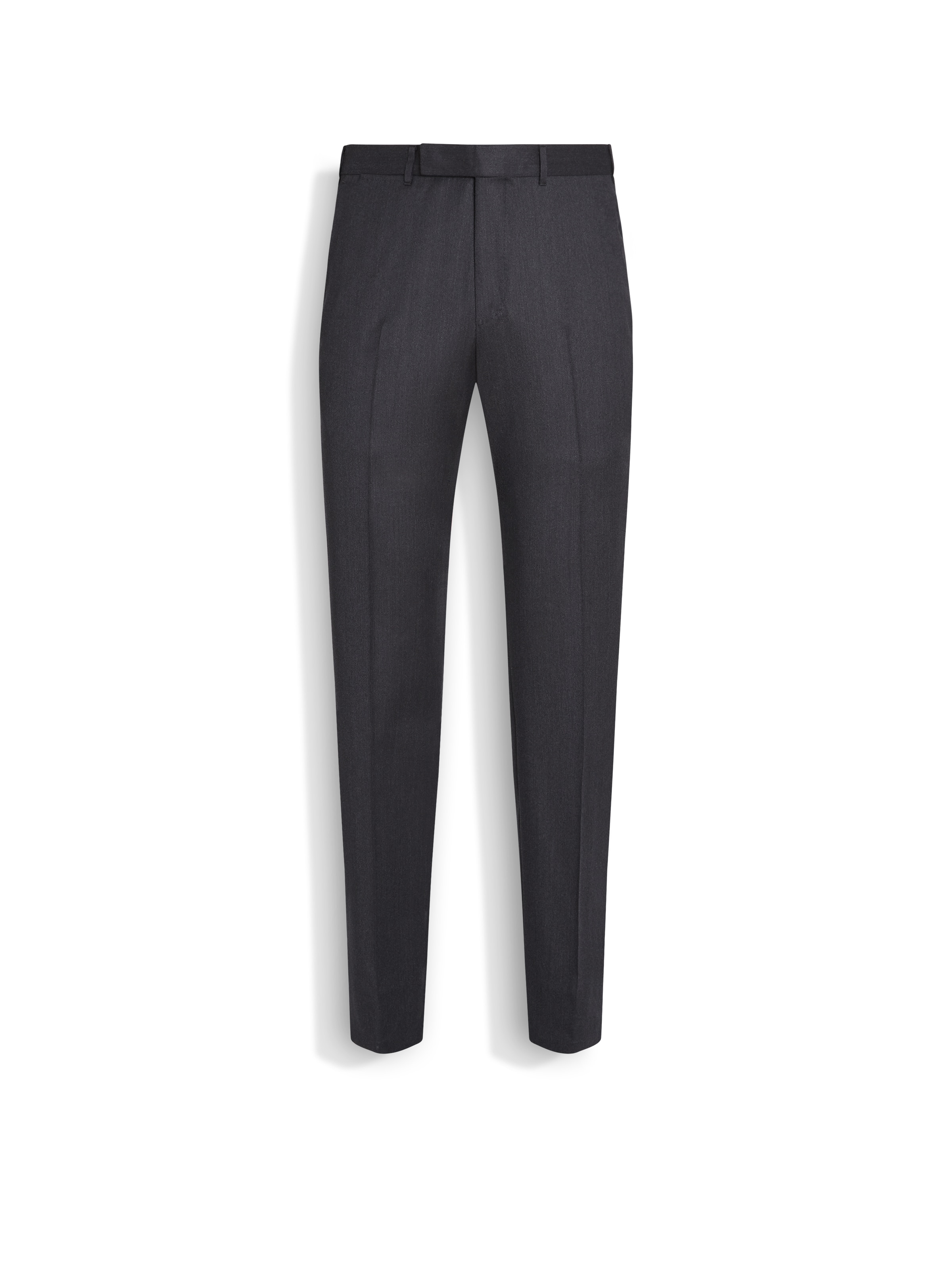 Zegna Dark Grey Centoventimila Wool Pants In Dark Grey