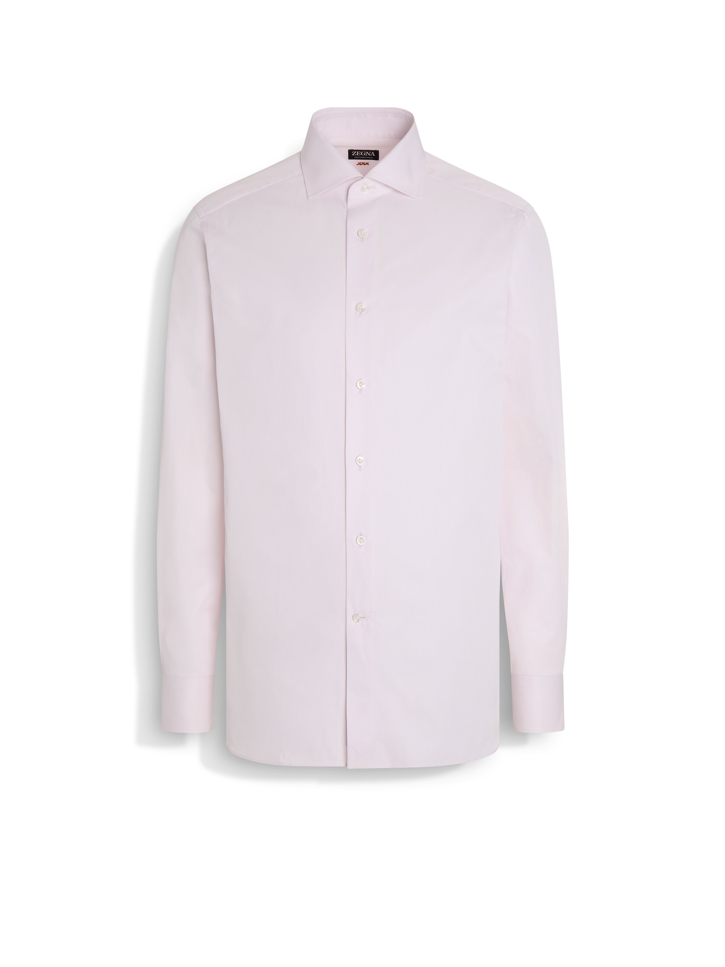 Zegna Centoventimila Button Front Shirt In Light Pink
