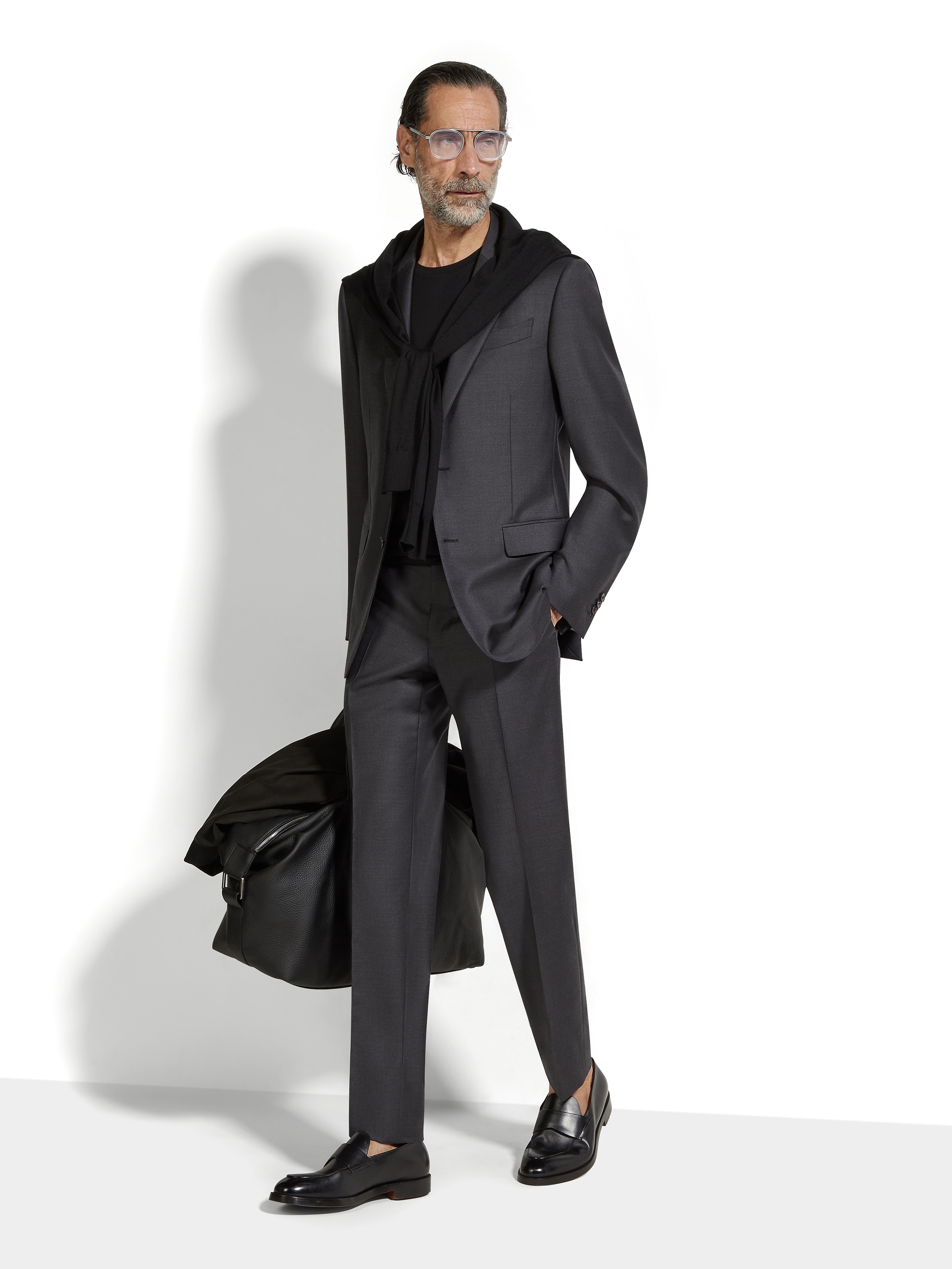 Zegna Dark Grey Trofeo Wool Suit