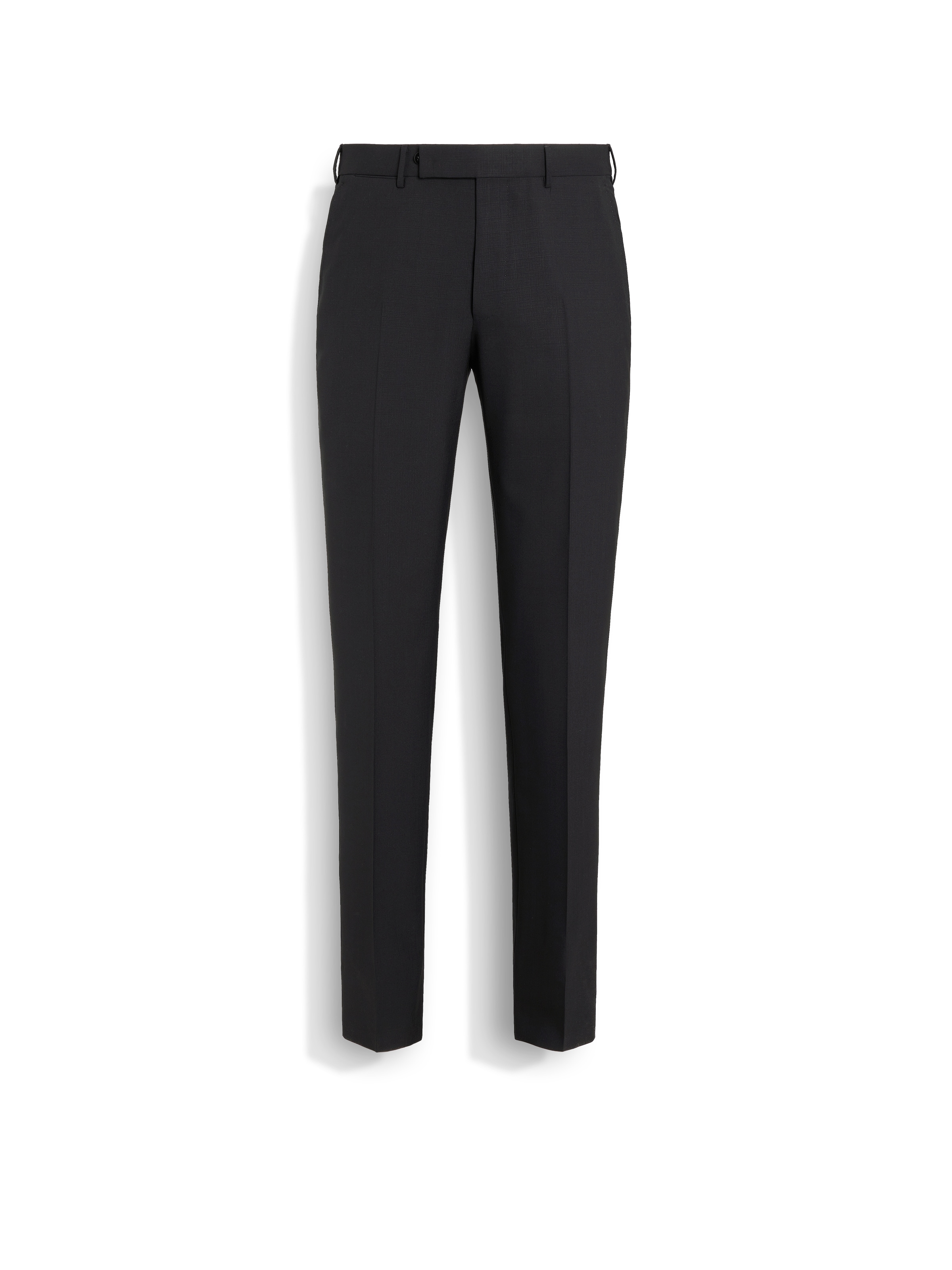 Zegna Black High Performance Wool Pants
