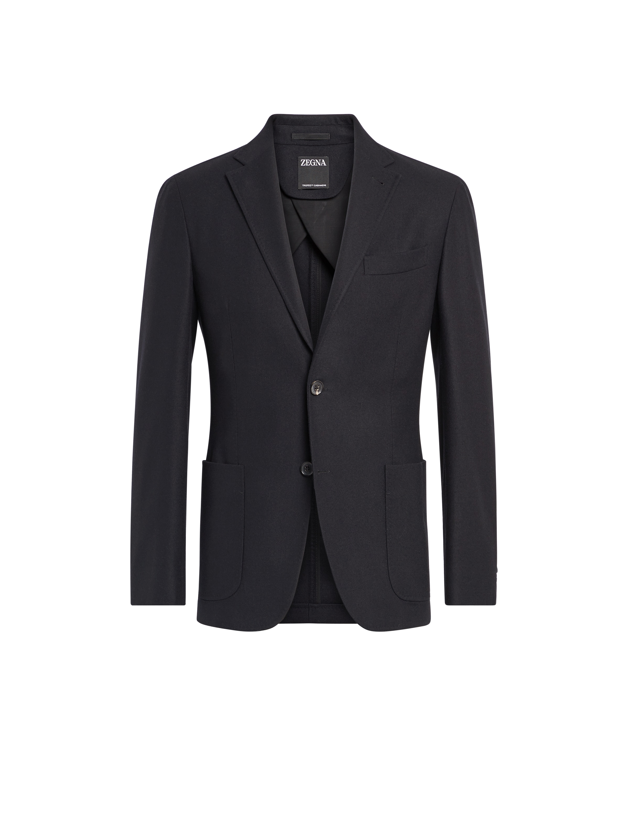 Shop Zegna Black Trofeo Cashmere Shirt Jacket