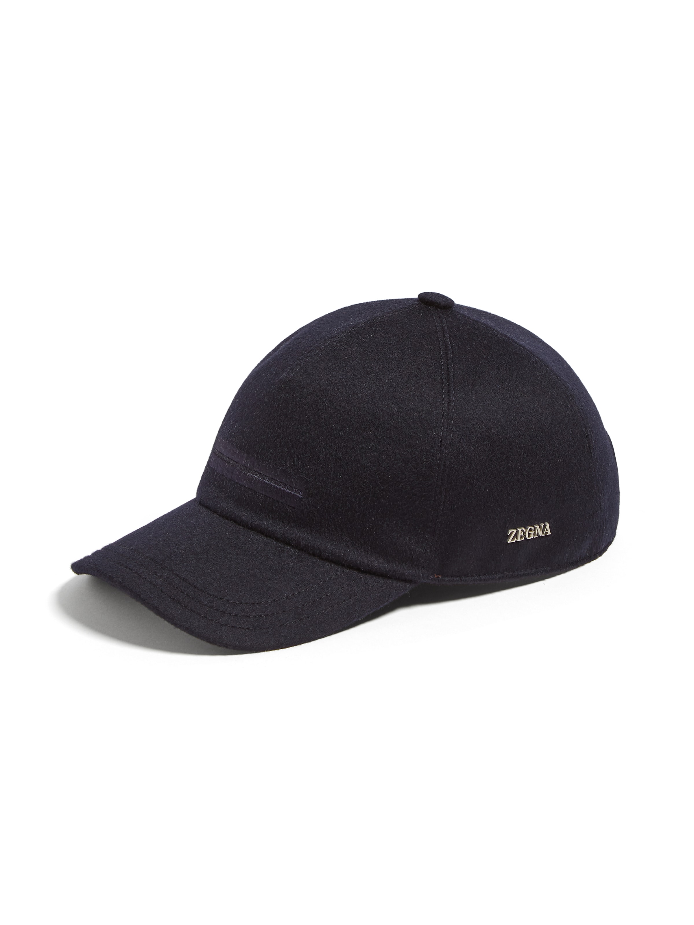 Zegna Casquette En Oasi Cashmere Bleu Foncé In Bleu Foncé