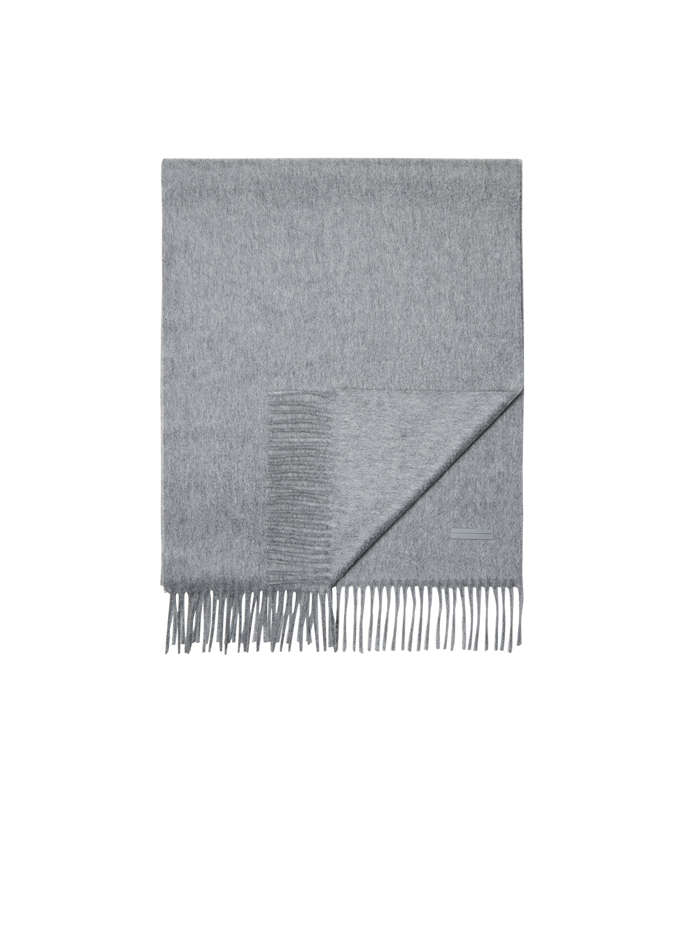 Zegna Grey Oasi Cashmere Scarf In Gris