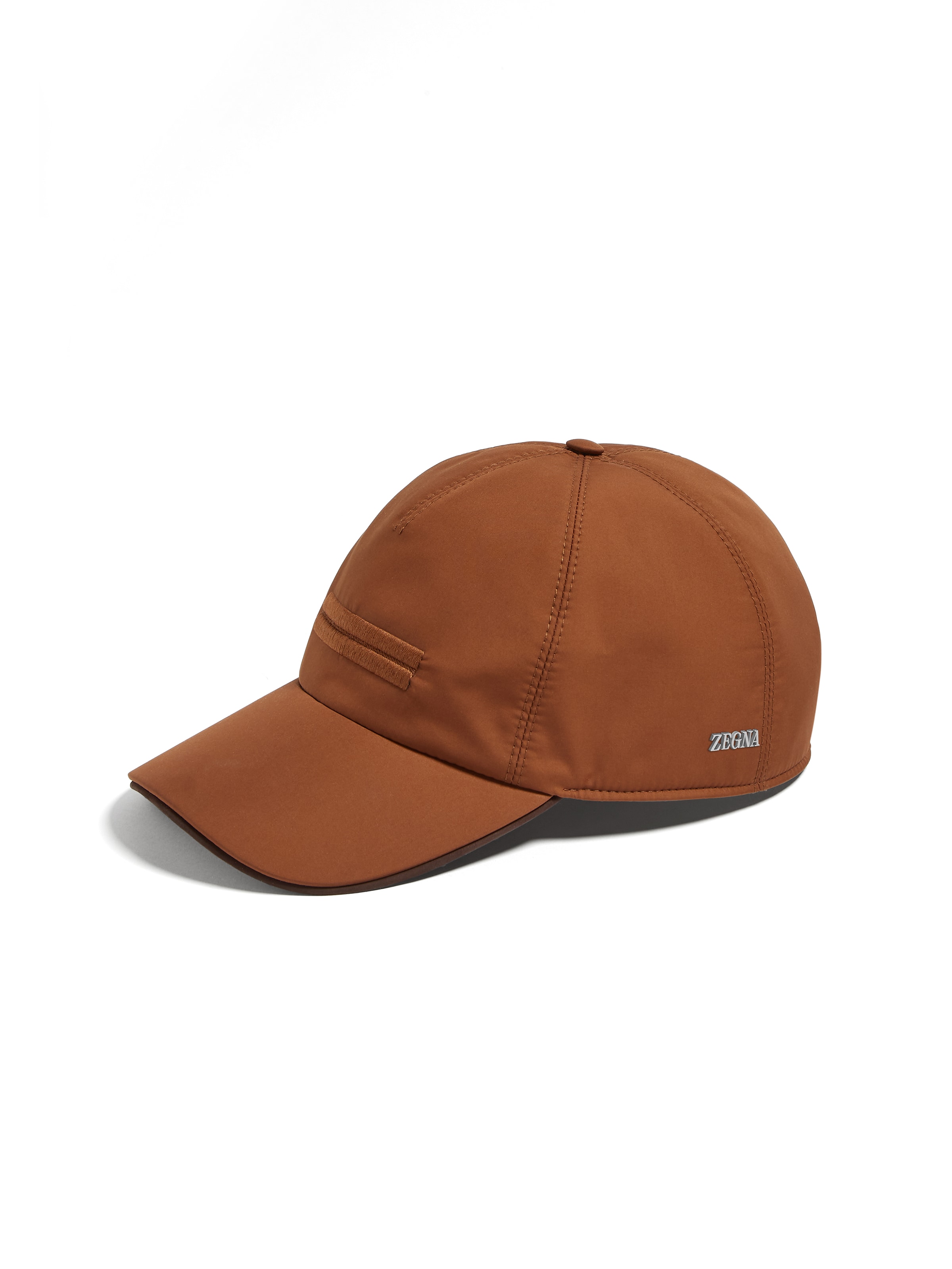Zegna Foliage Technical Fabric Baseball Cap In Foliage