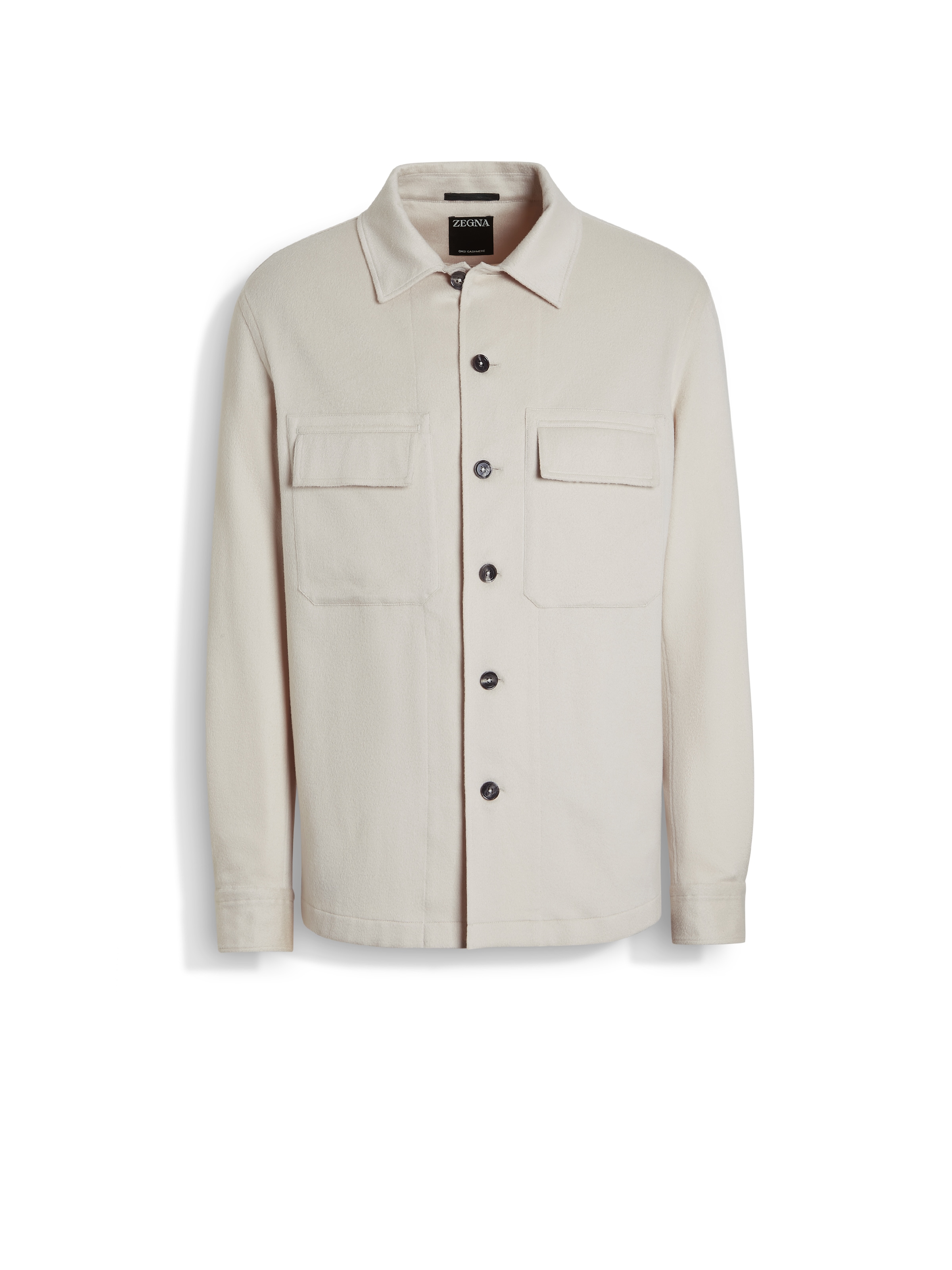 Shop Zegna Surchemise Alba En Oasi Cashmere In White