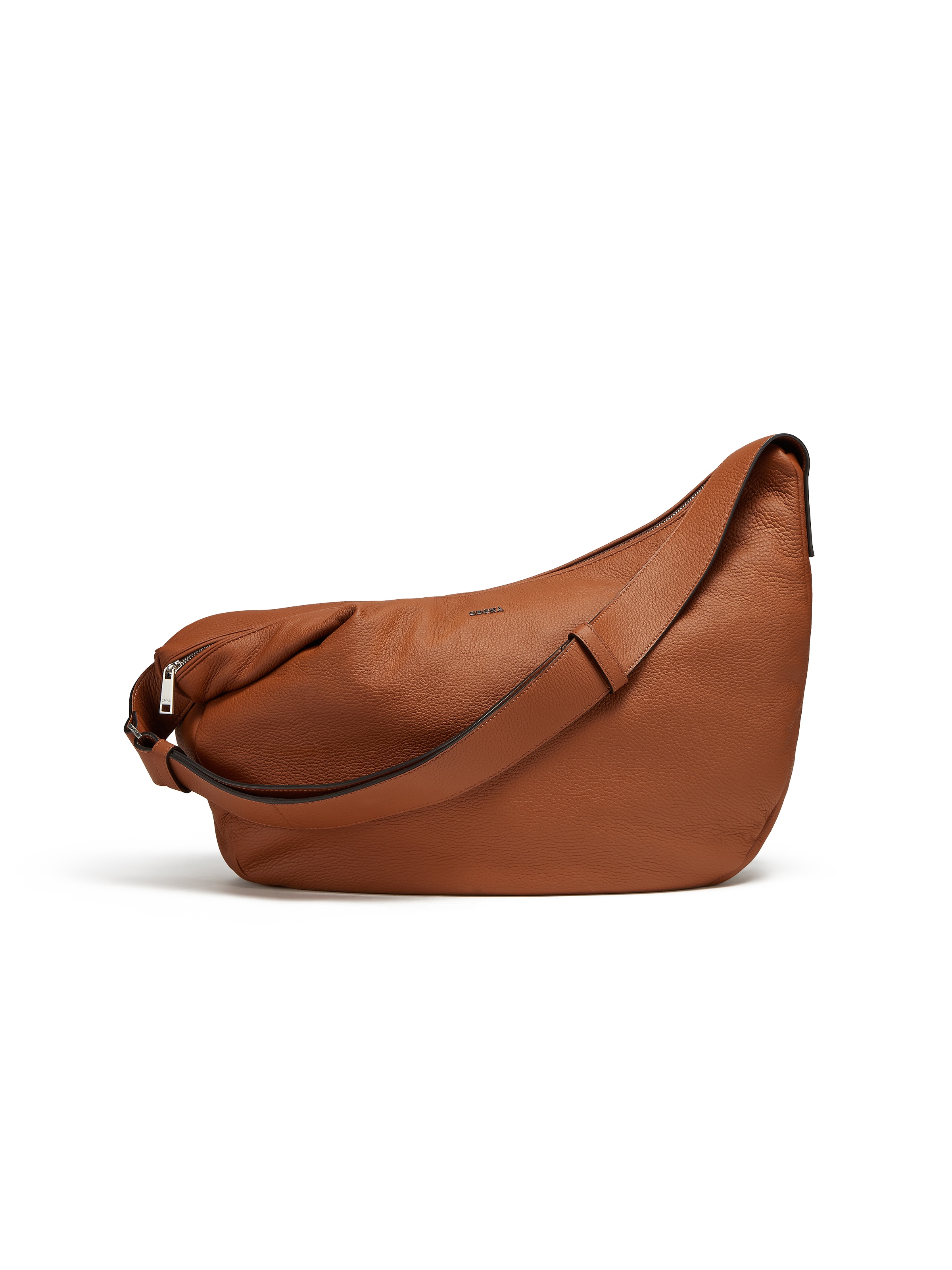 Zegna Foliage Deerskin Hobo Bag