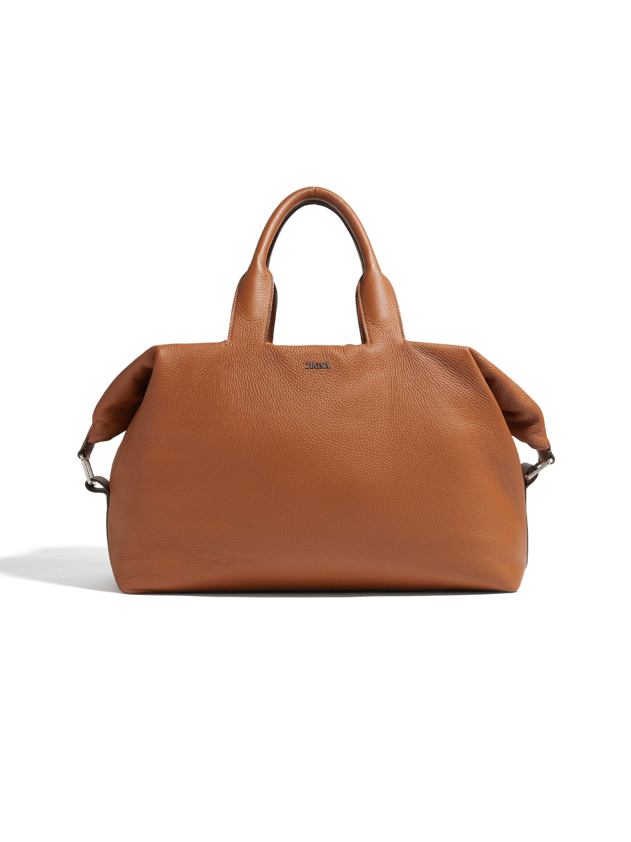 Zegna Sac De Voyage En Cuir De Cerf Foliage In Foliage