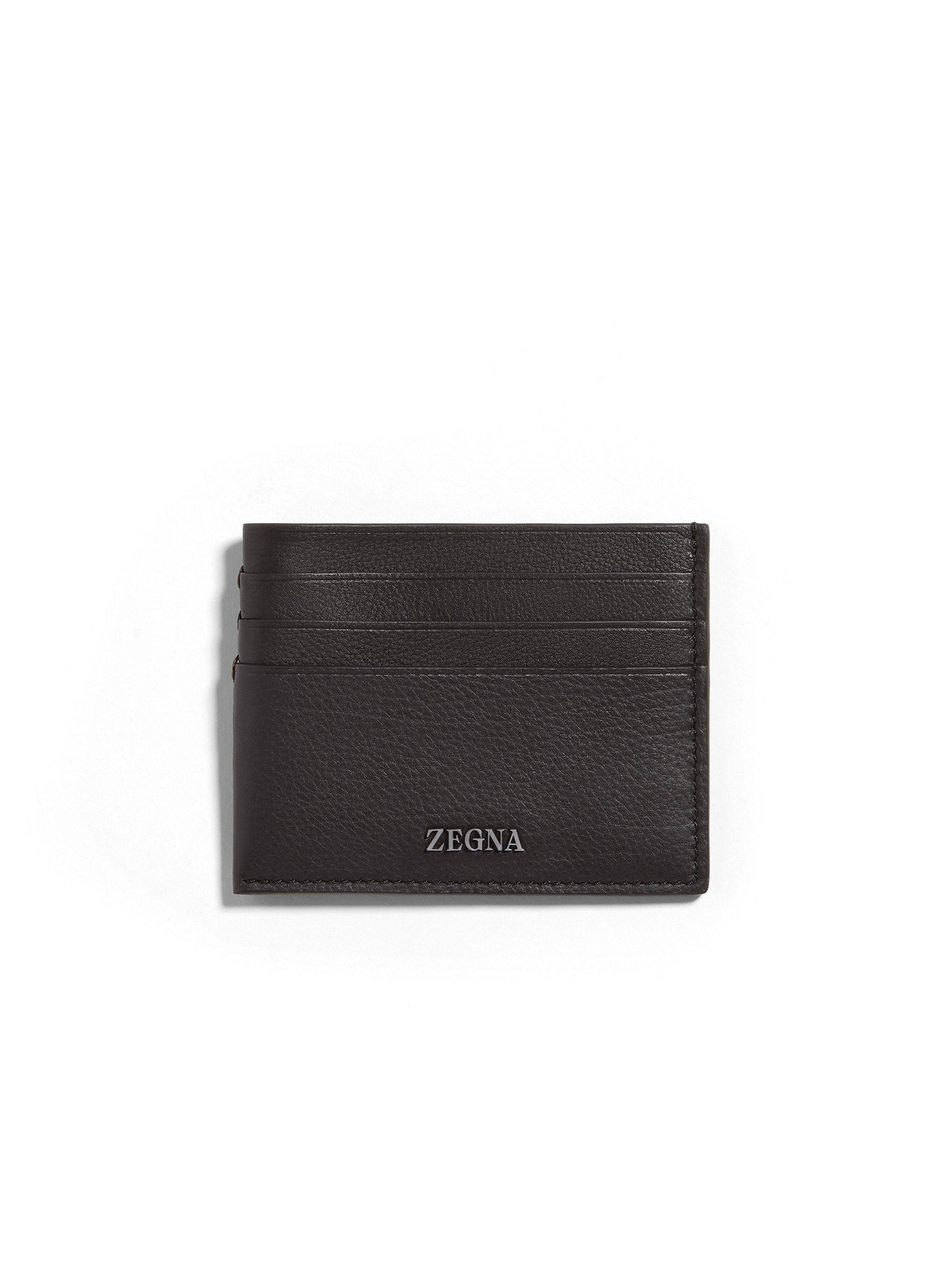 Zegna Dark Brown Secondskin Card Case