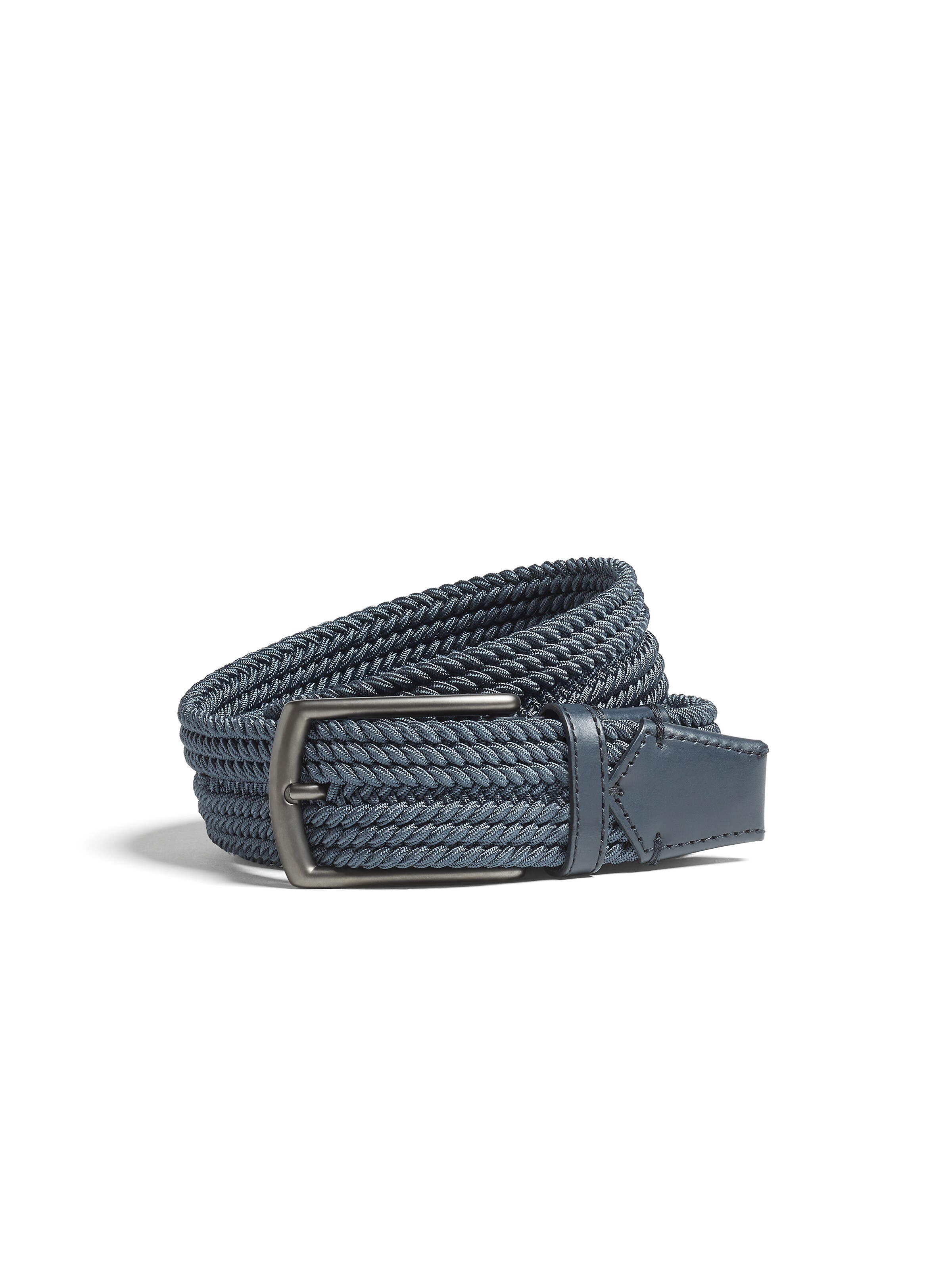 Zegna Ceinture En Rayonne Bleue