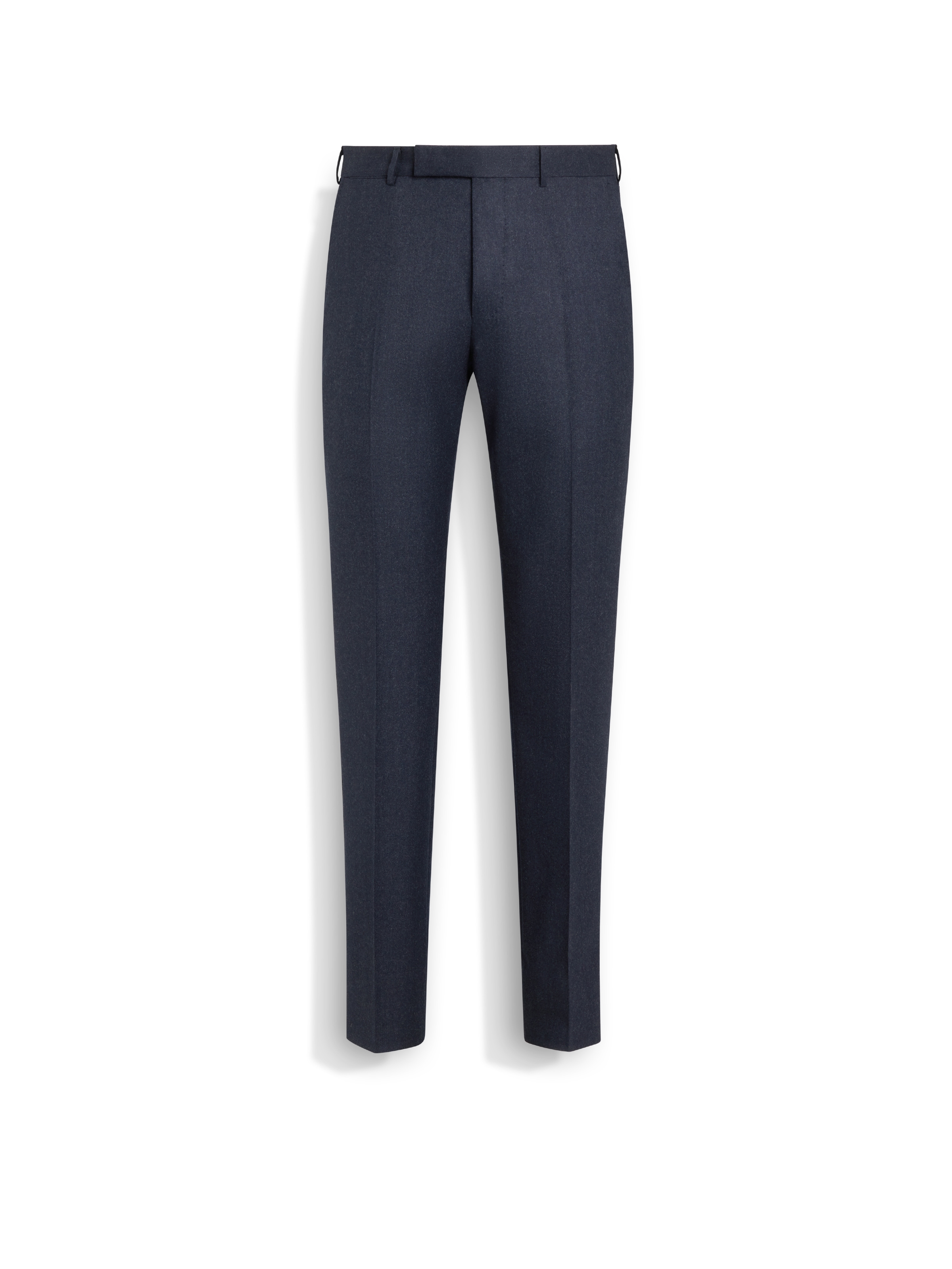Zegna Belt-loop Casual Pants In Dark Blue