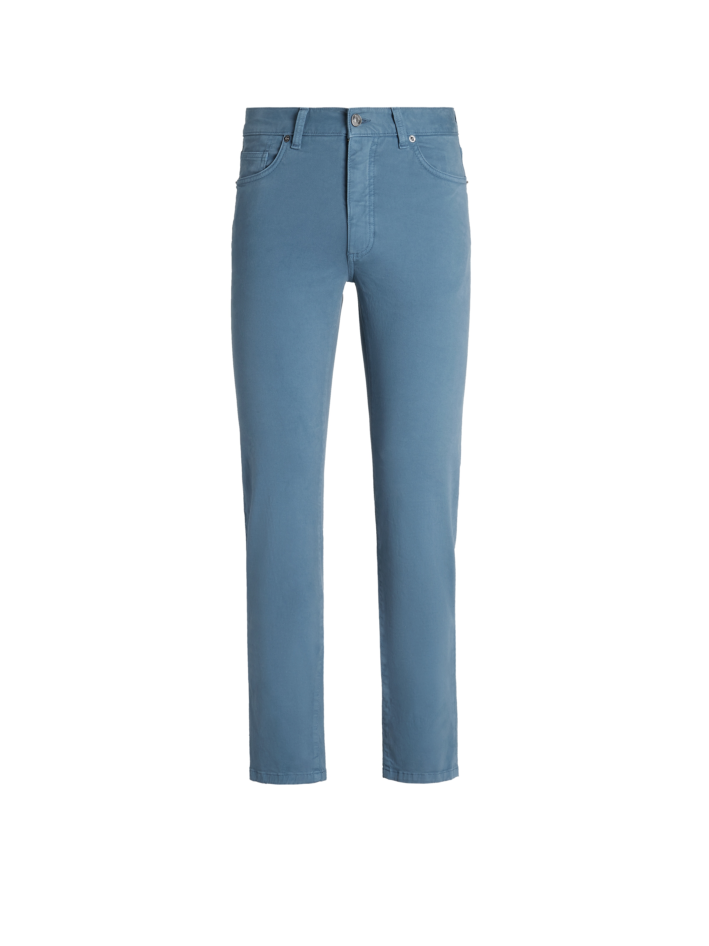 Zegna Men's Roccia Straight Leg Jeans In Light Teal Blue