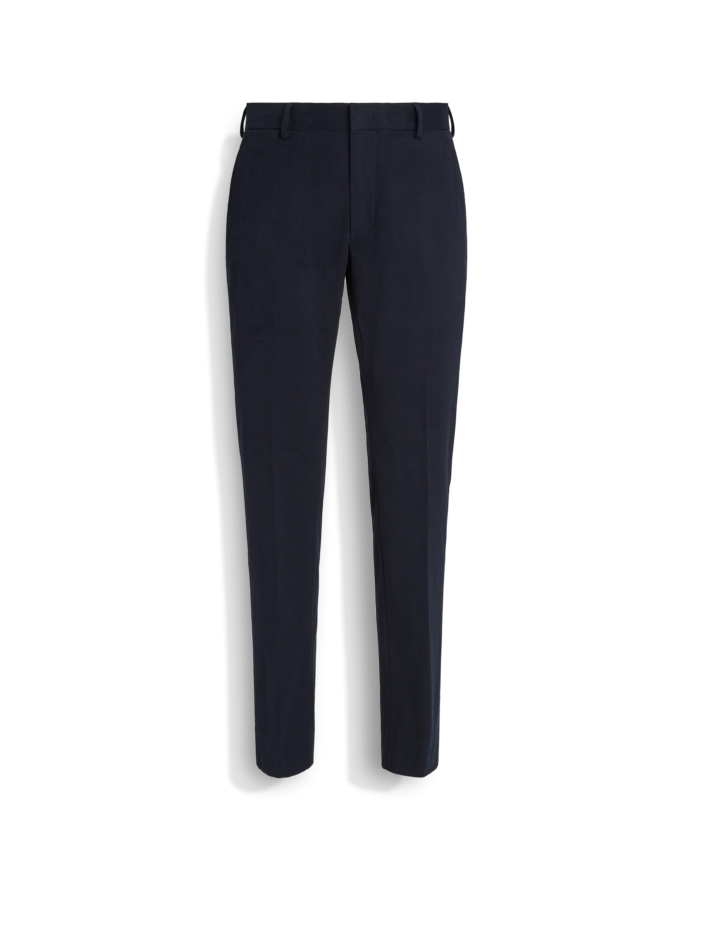 Zegna Navy Blue Centoventimila Wool Pants In Navy Blue