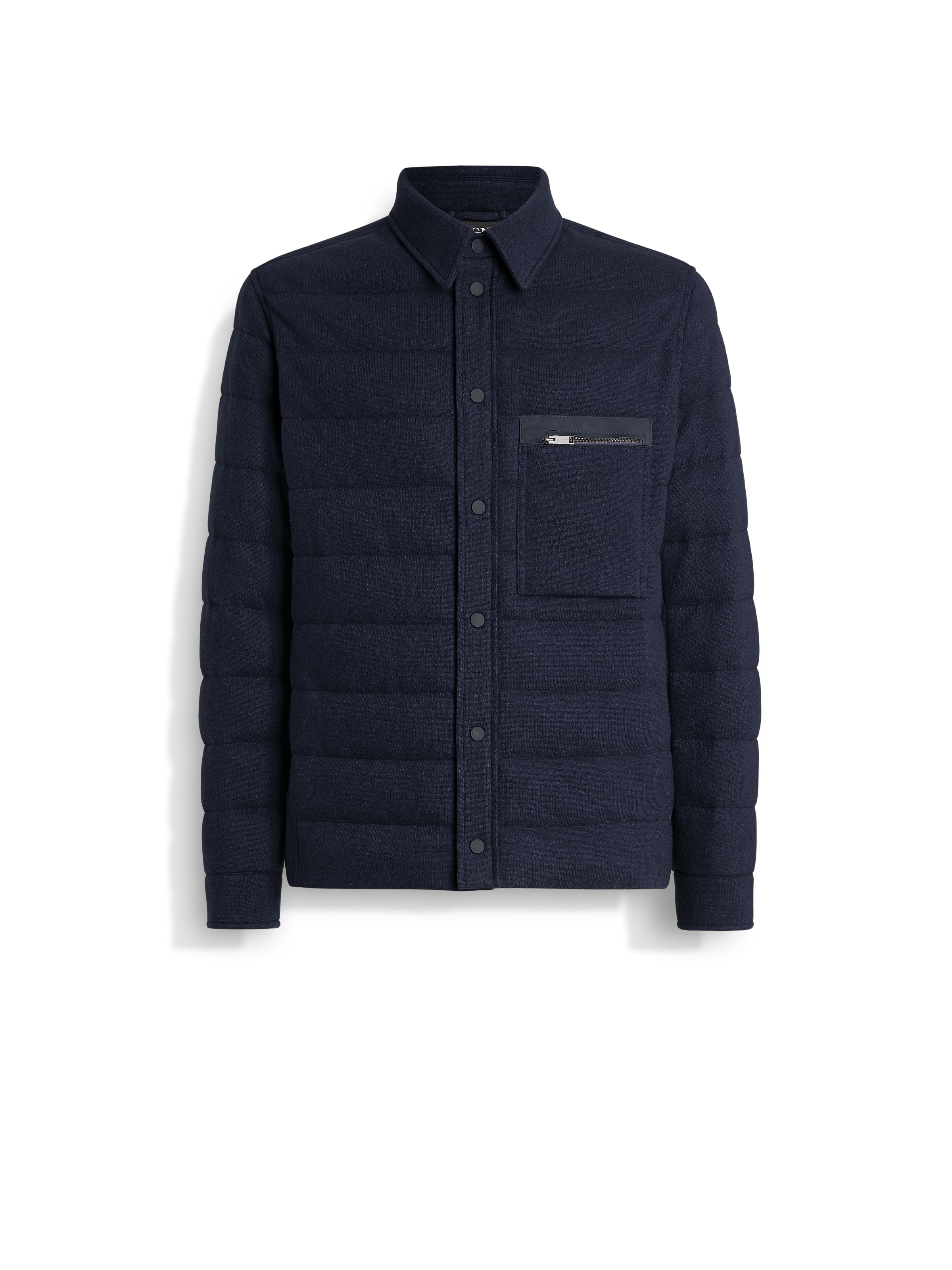 Zegna Oasi Elements Jacket In Navy Blue