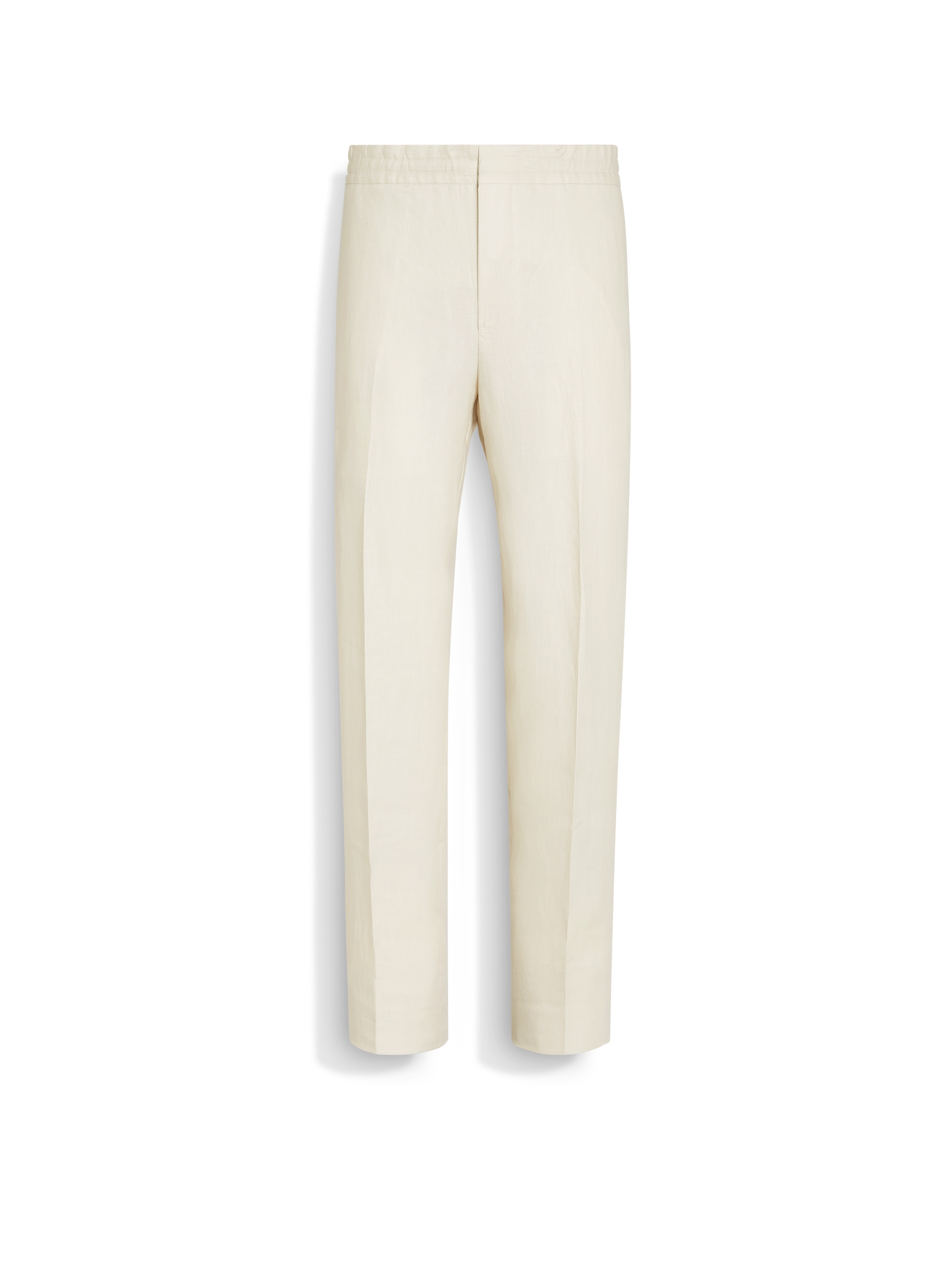 Shop Zegna Off White Oasi Lino Pants