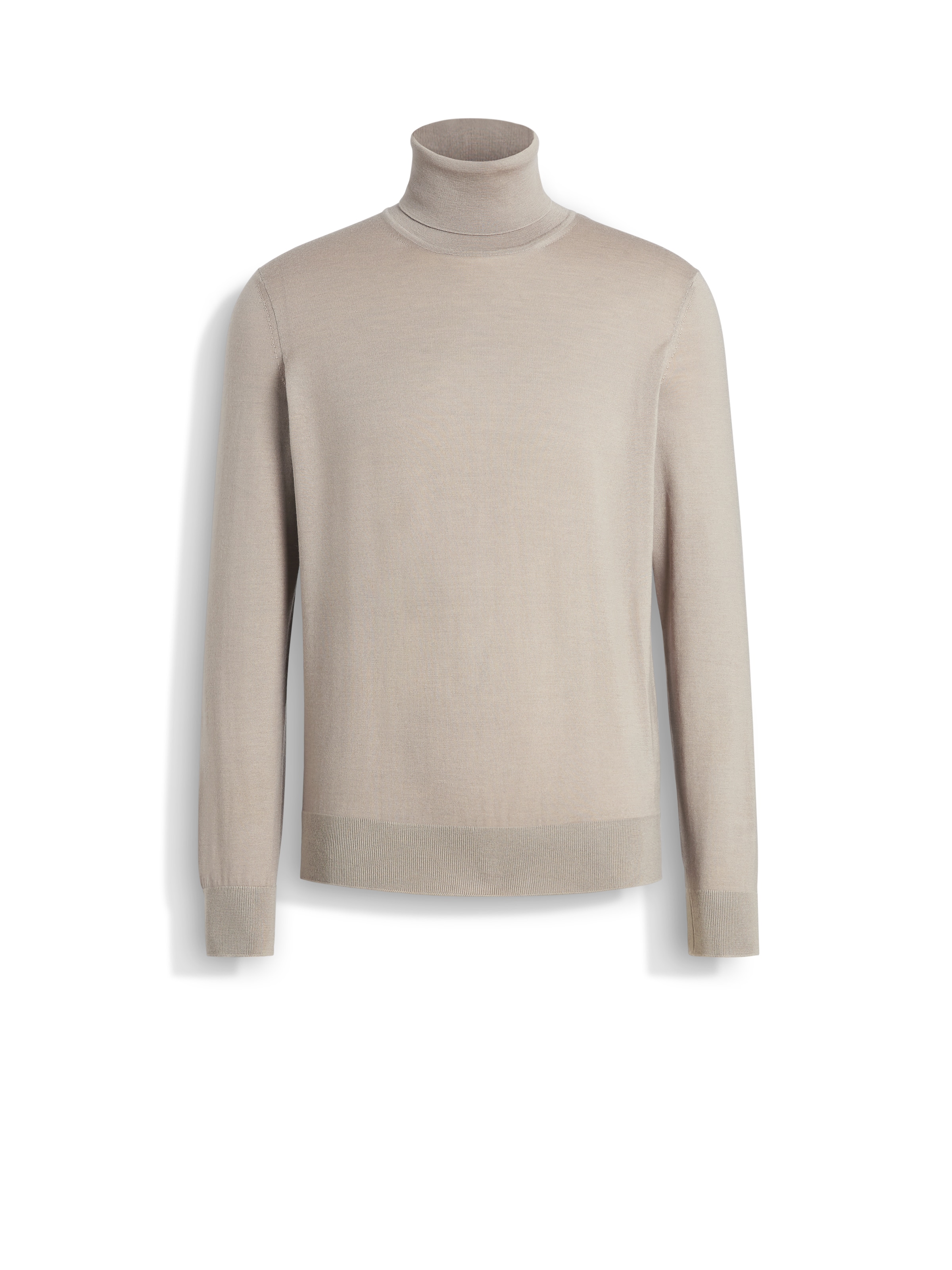 Zegna Light Taupe Cashseta Turtleneck In Light Taupe