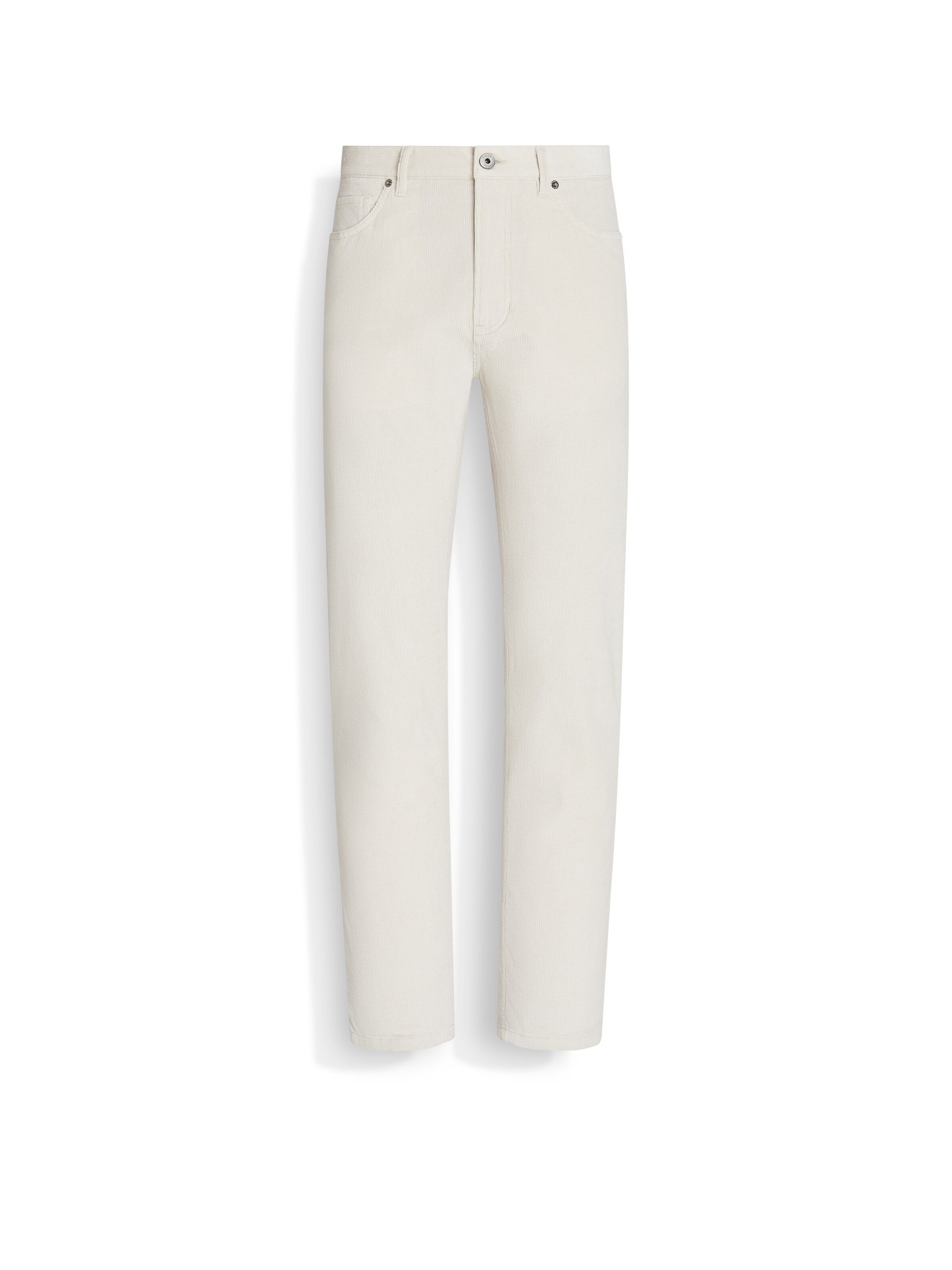 Zegna Cashco Roccia Button-closure Jeans In White