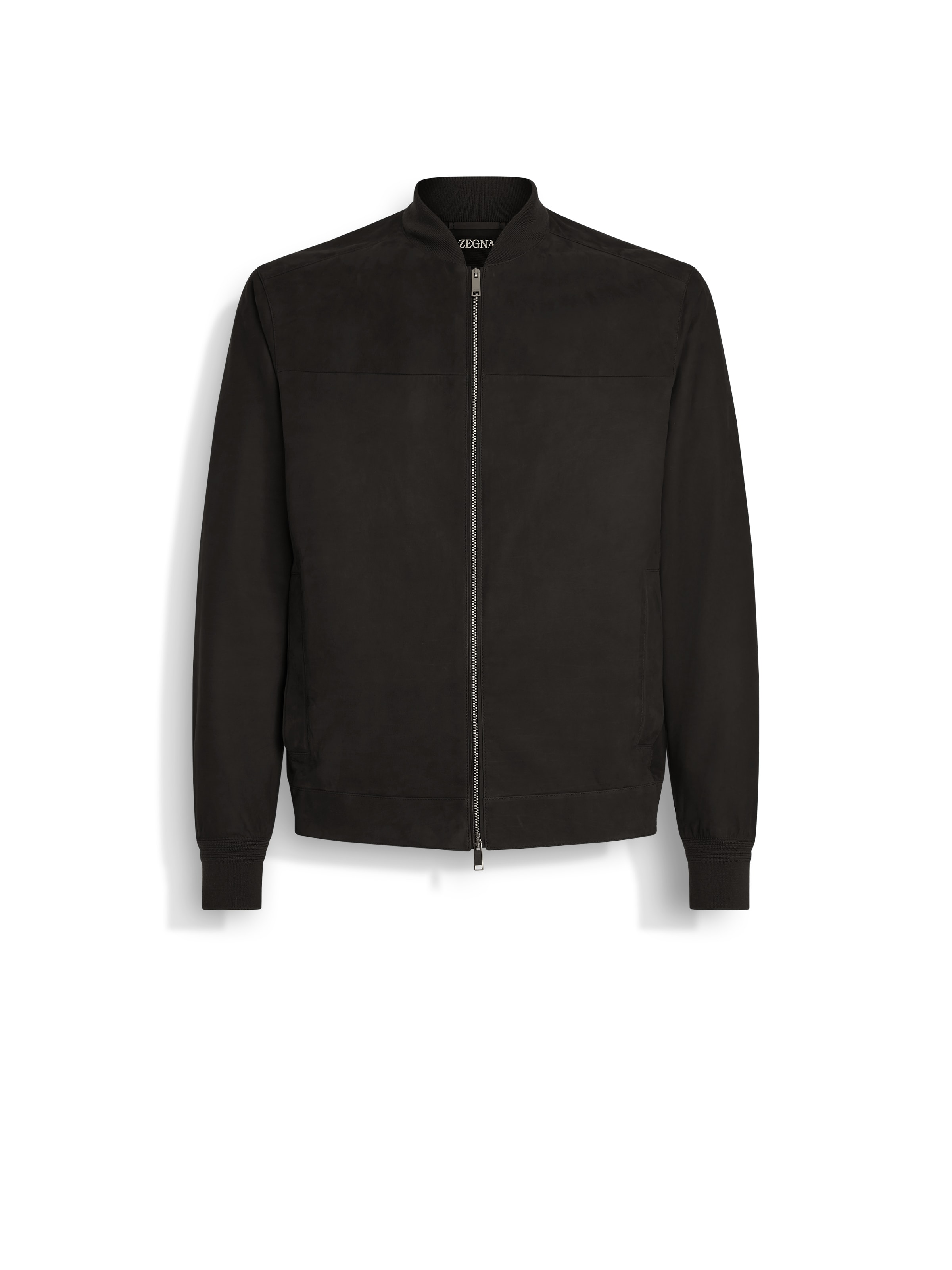 Shop Zegna Secondskin Bomber In Black