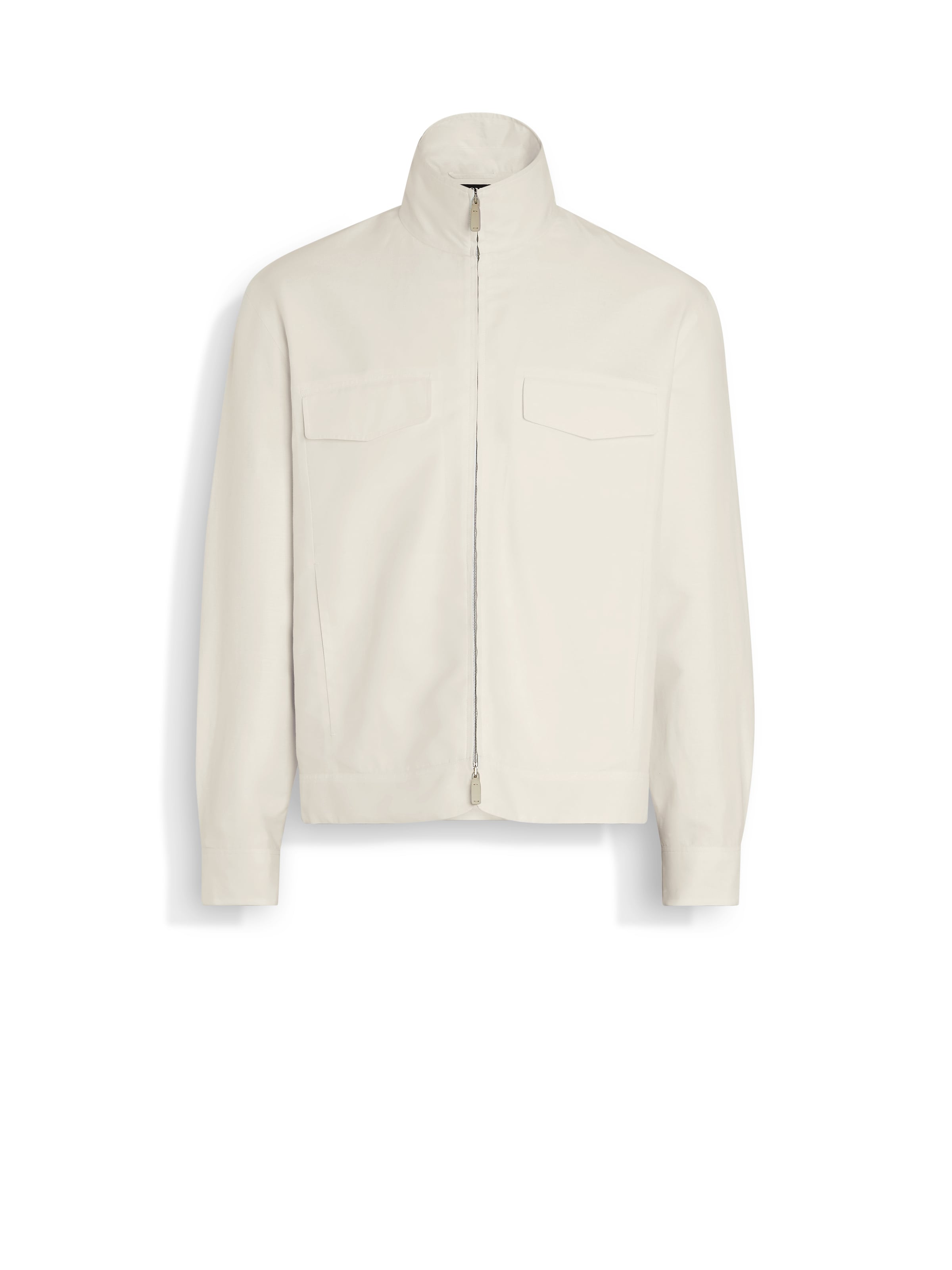 Zegna Crossover Cotton Linen And Silk Overshirt