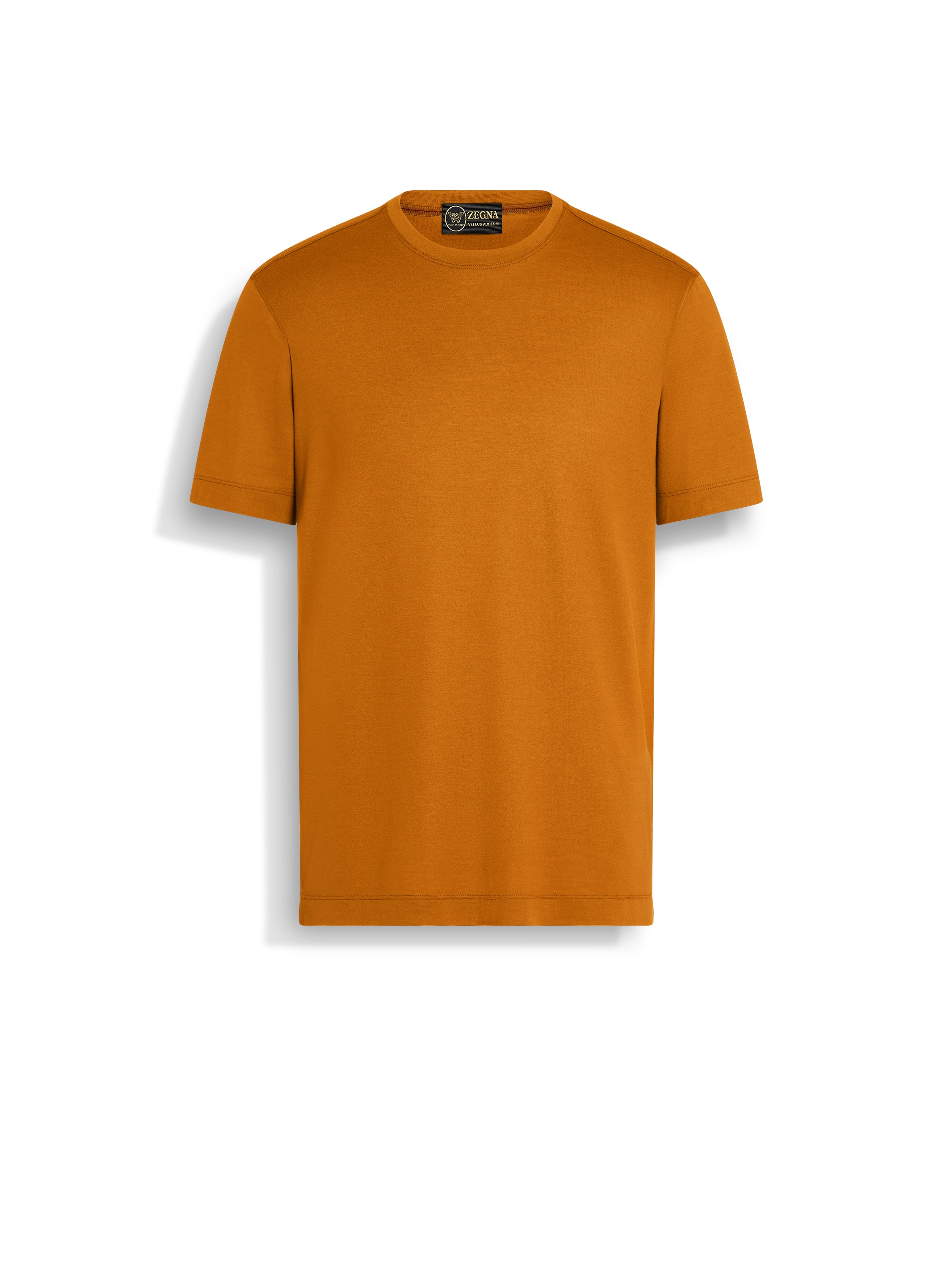 Zegna Ochre Vellus Aureum T-shirt In Orange