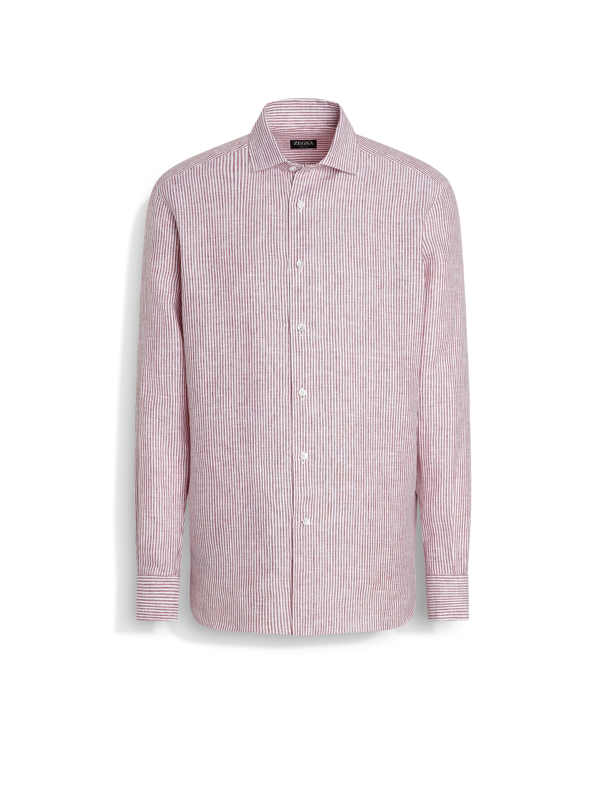 Zegna Oasi Lino Regular Fit Linen Shirt