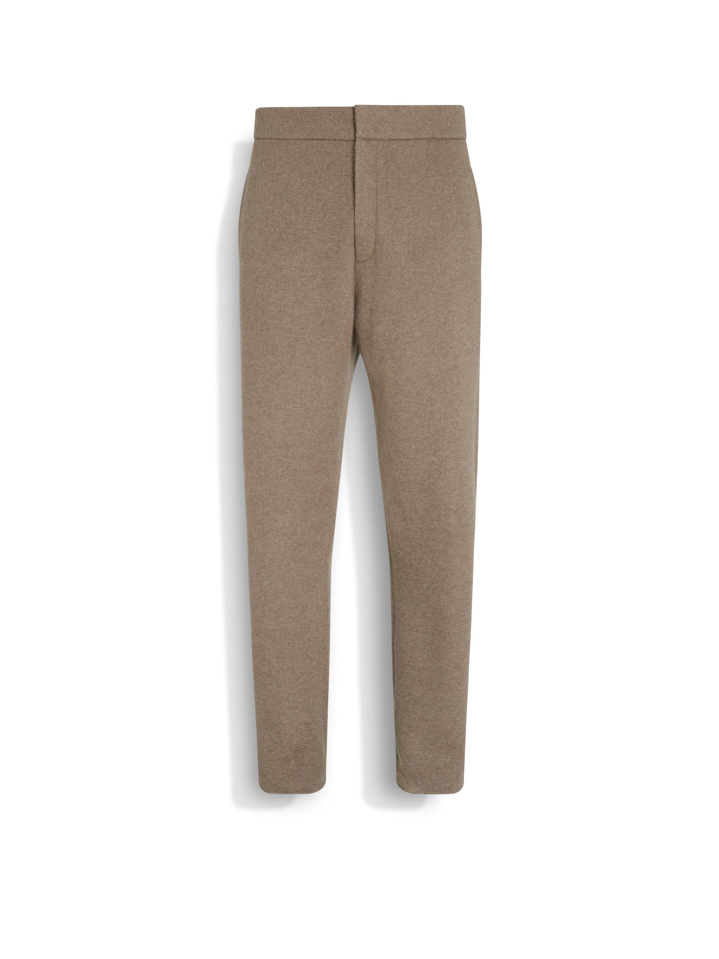 Zegna Trouseralon En Oasi Cashmere Taupe Clair Chiné