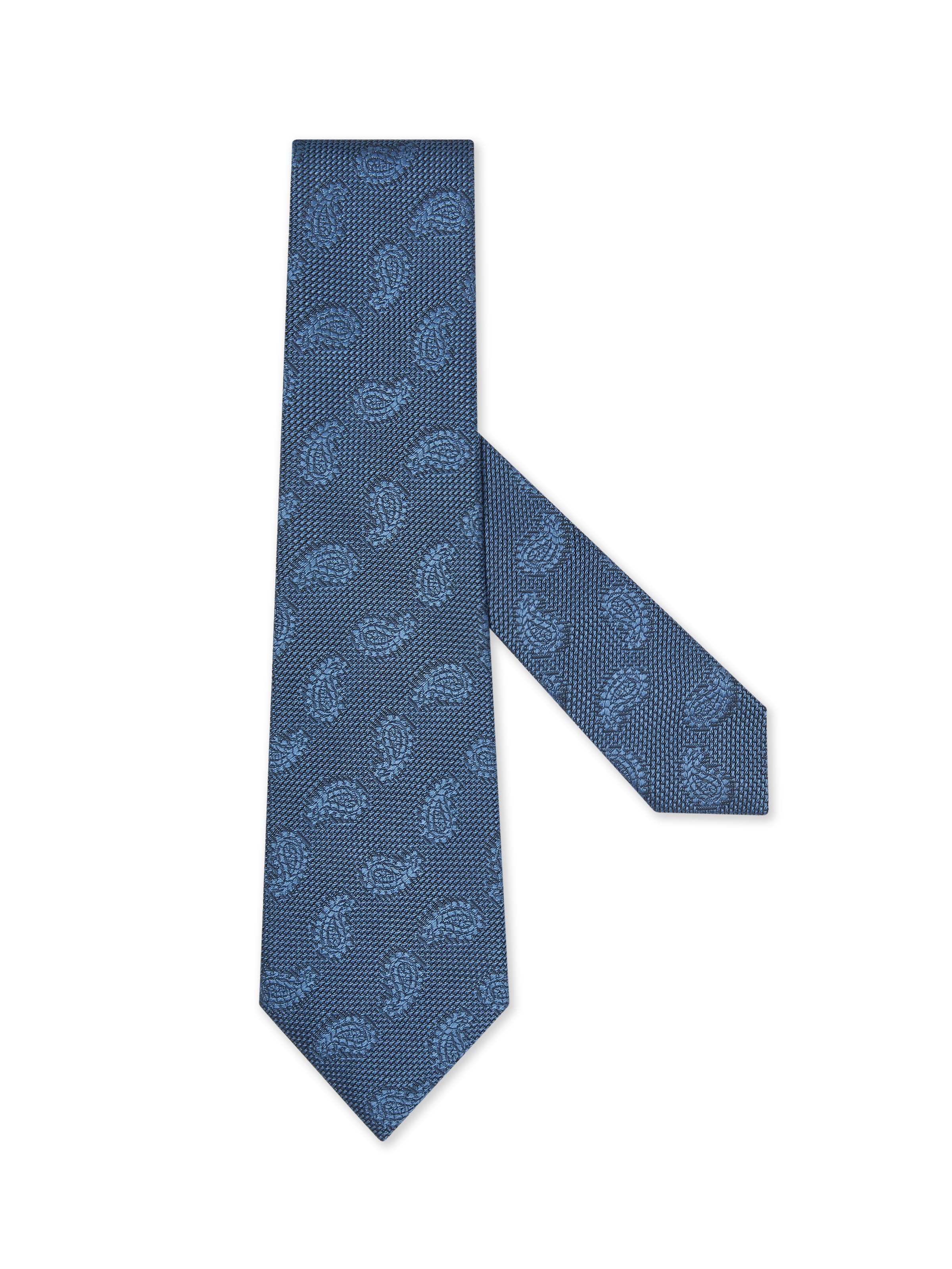 Zegna Light Blue Silk Tie