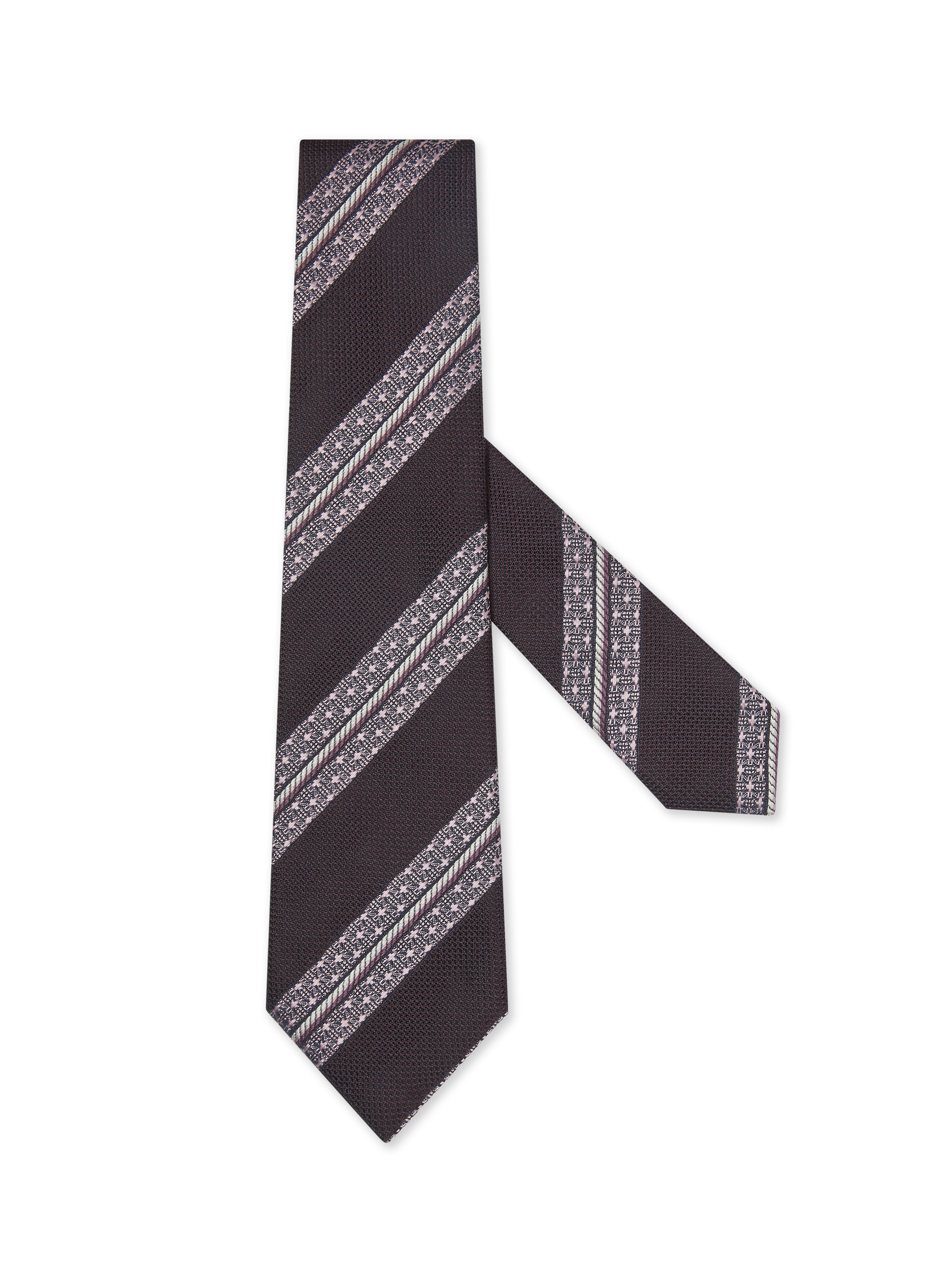 Zegna Burgundy Silk Tie