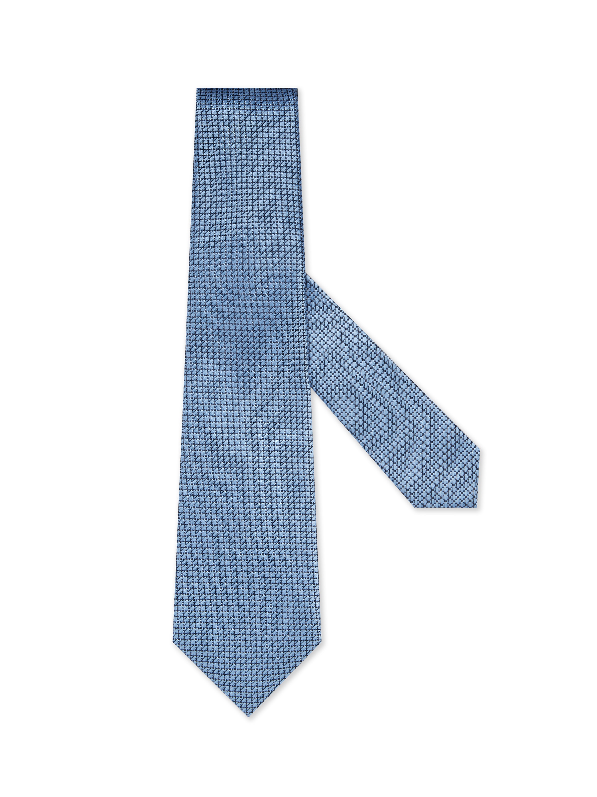 Zegna Light Blue Silk Tie
