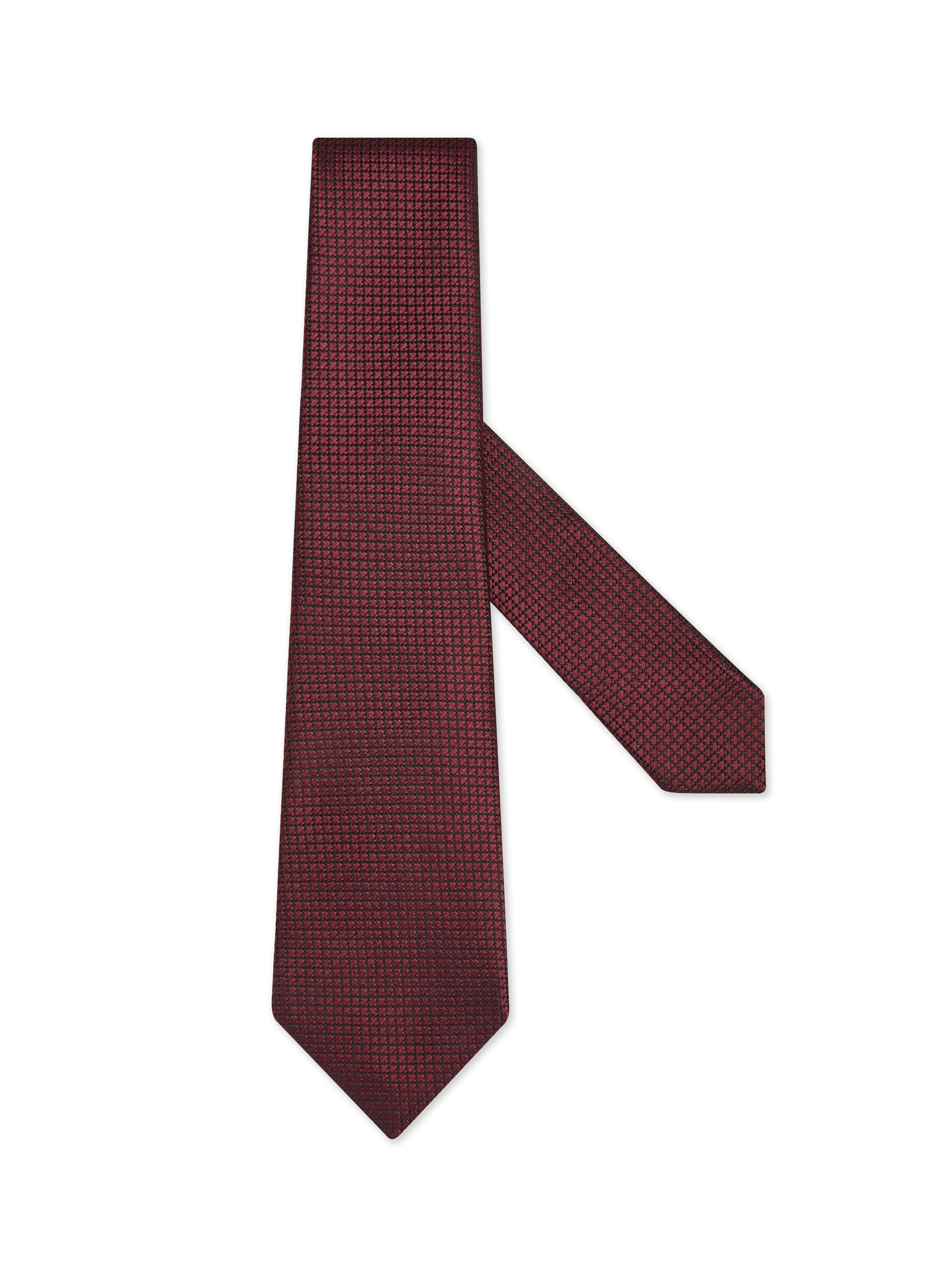 Zegna Burgundy Silk Tie