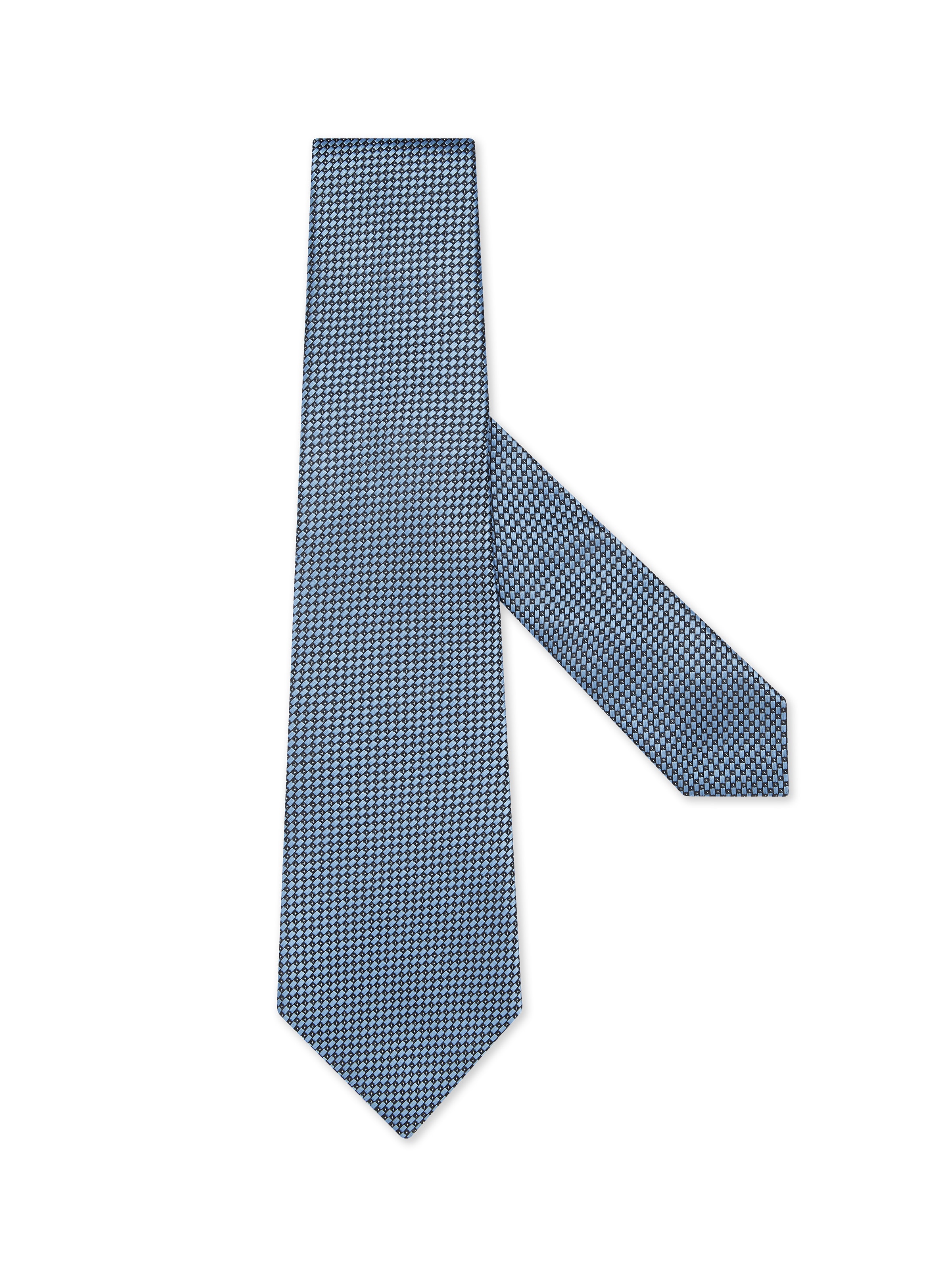 Zegna Light Blue Silk Tie