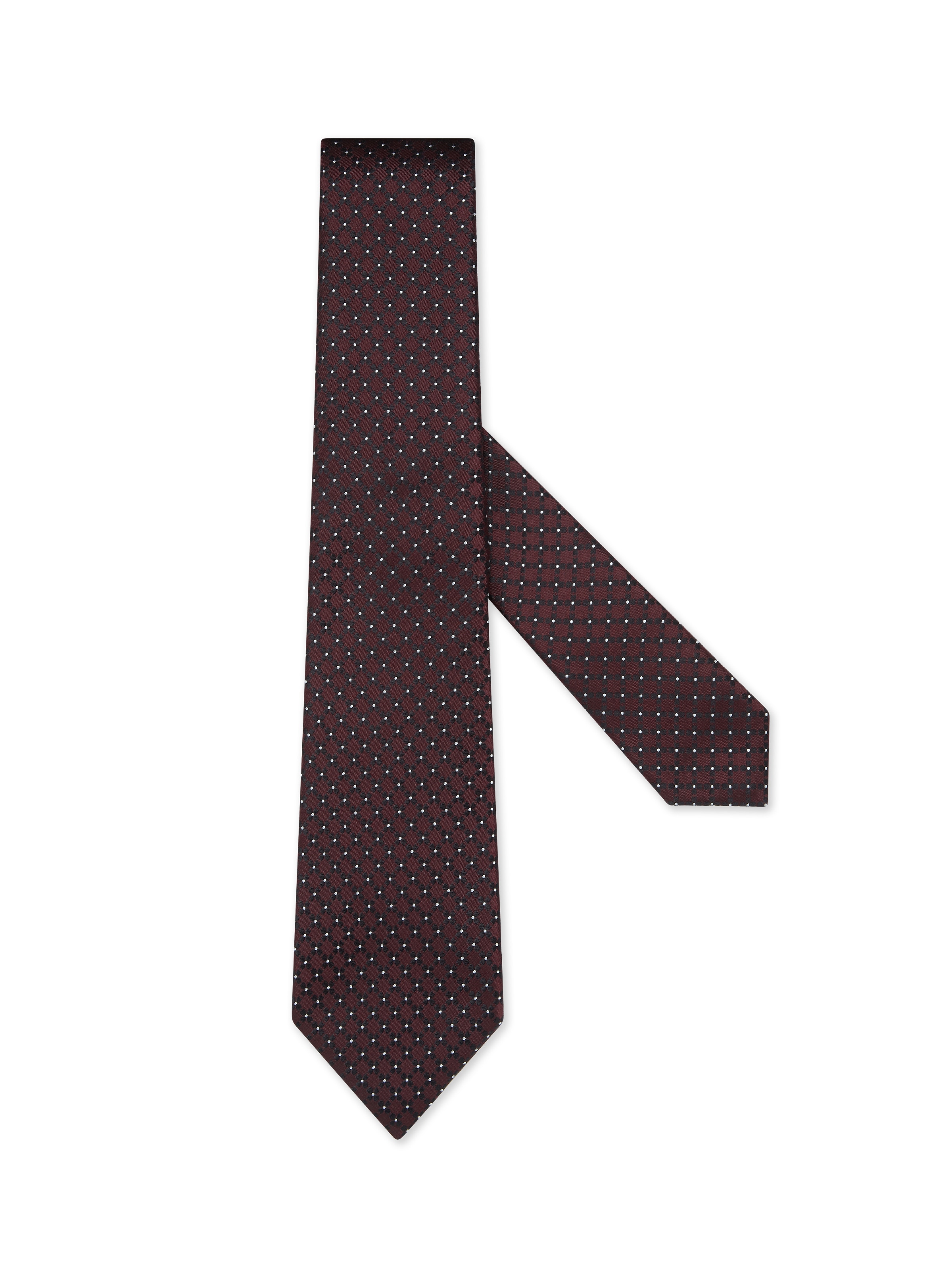 Zegna Burgundy Silk Tie