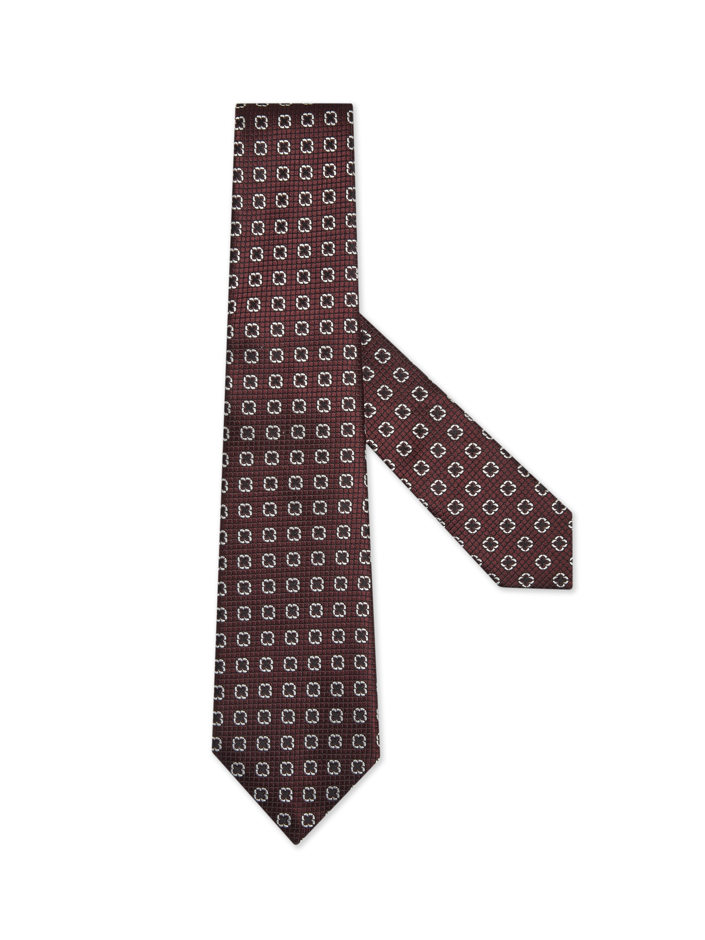 Zegna Burgundy Silk Tie