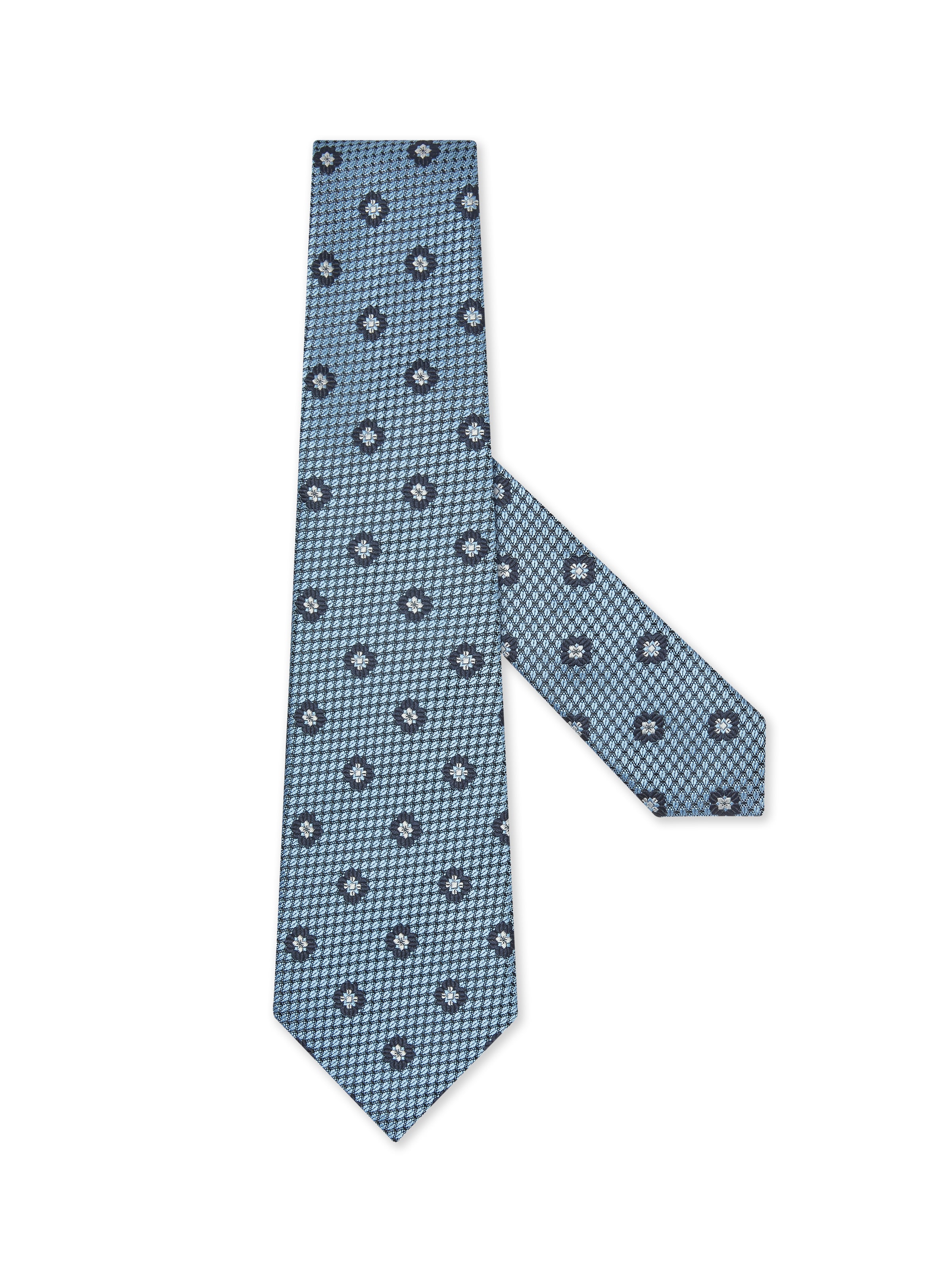 Zegna Light Blue Silk Tie
